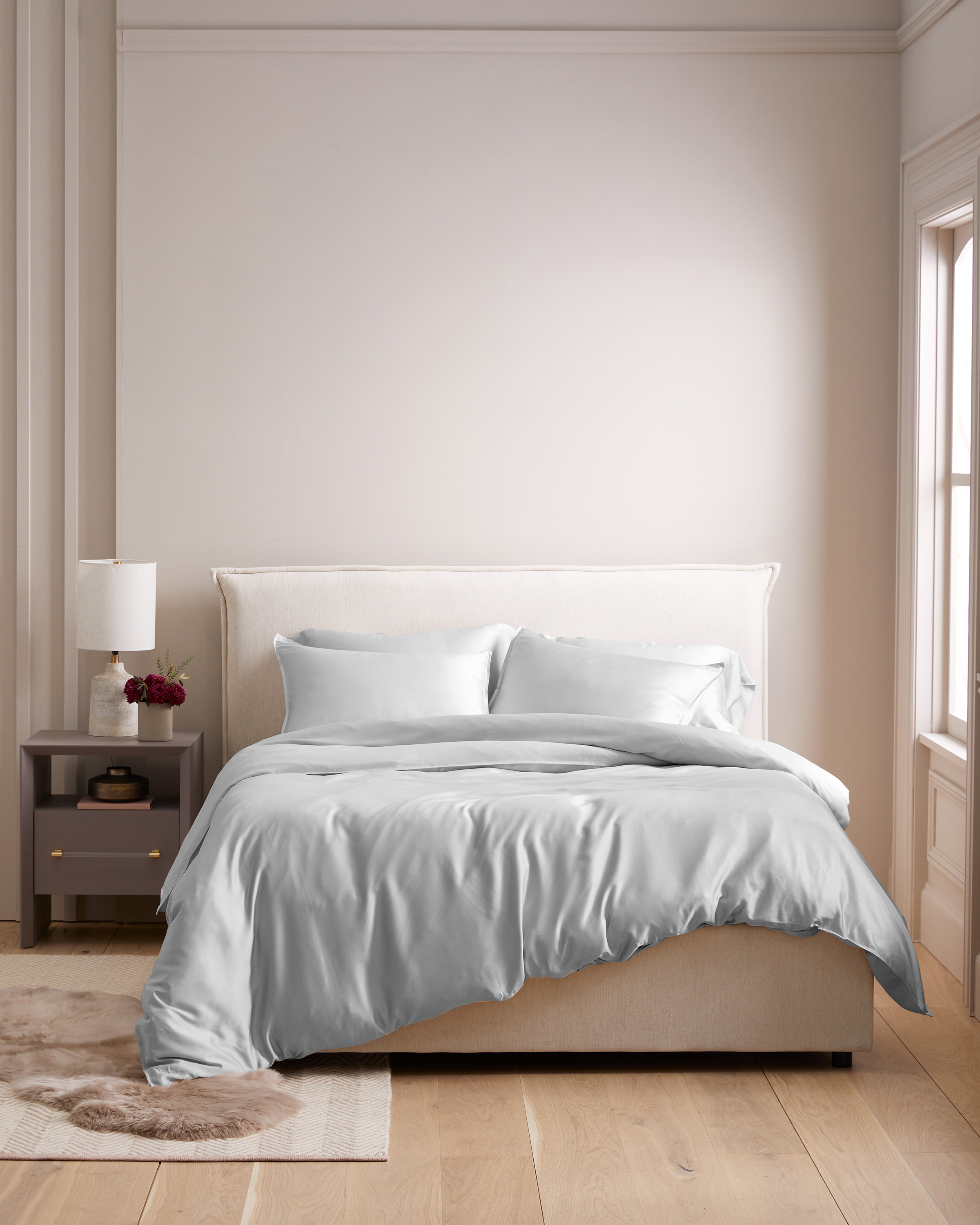 Light Grey Bamboo Deluxe Bedding Bundle