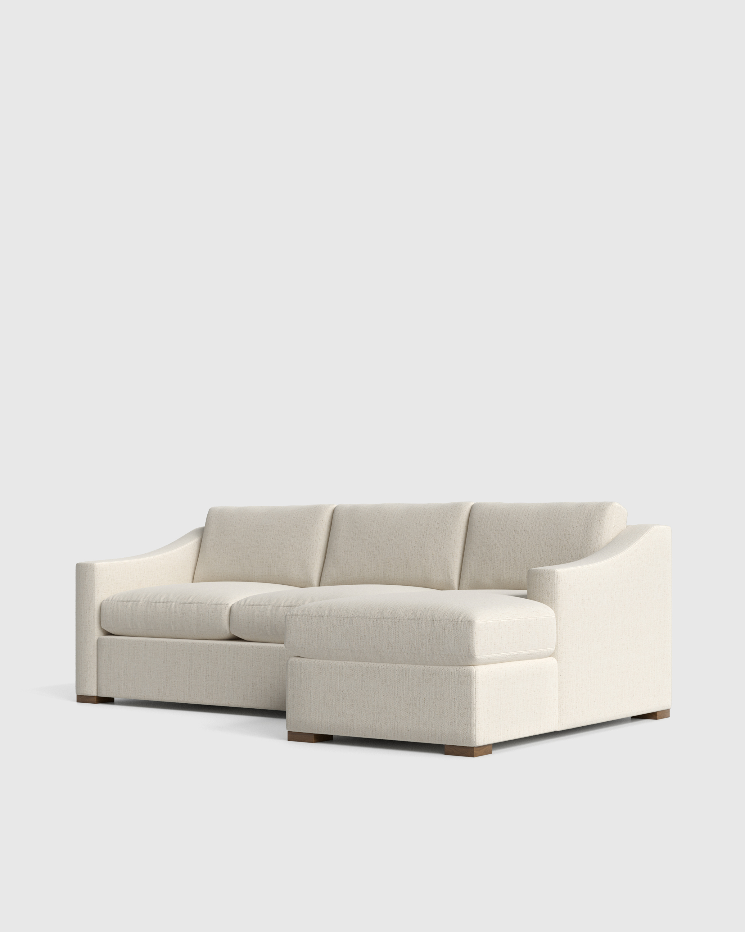 Quince Hollis Slope Arm Chaise Sectional - Thumbnail 5