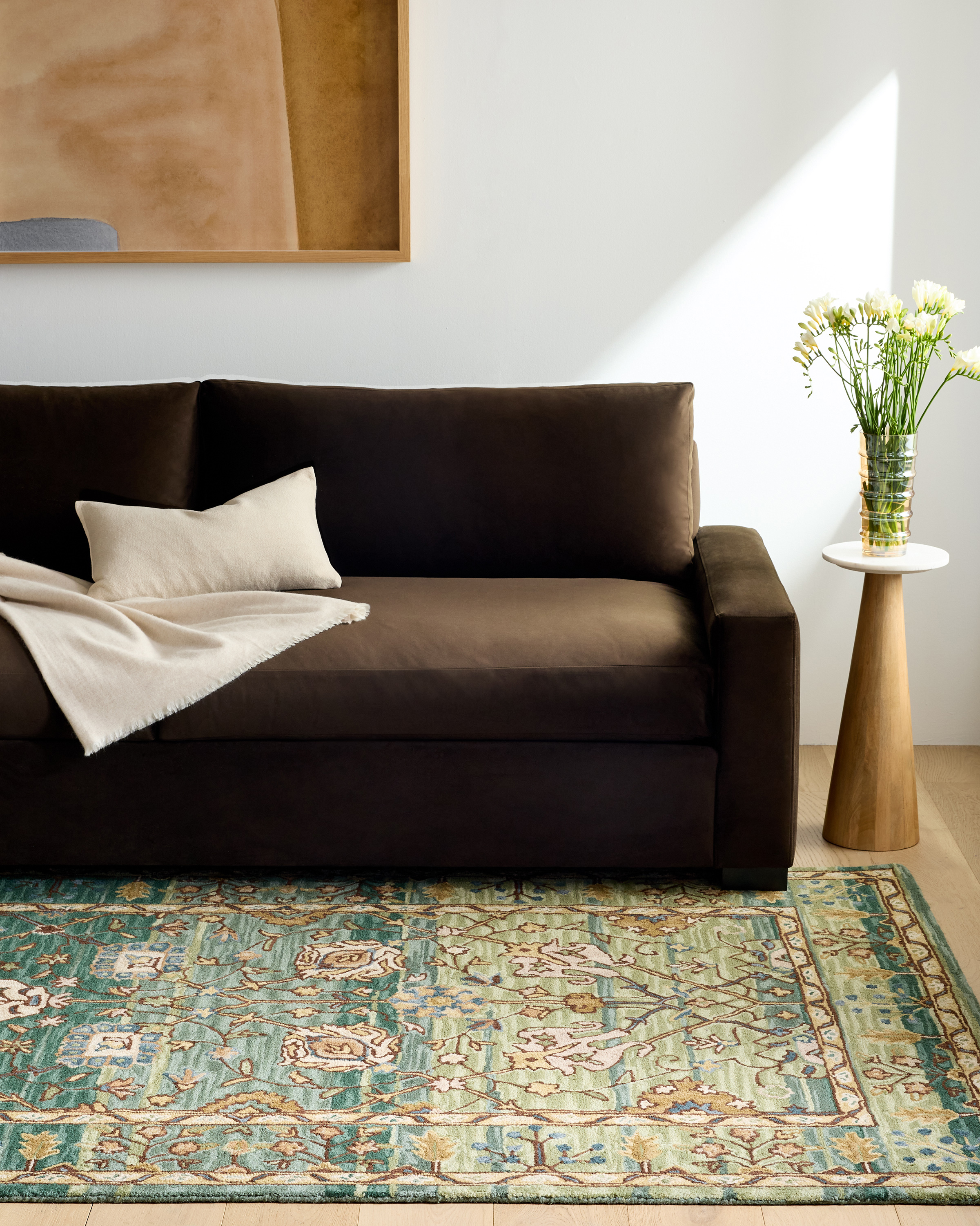 Quince Aden Wool Rug - Thumbnail 5