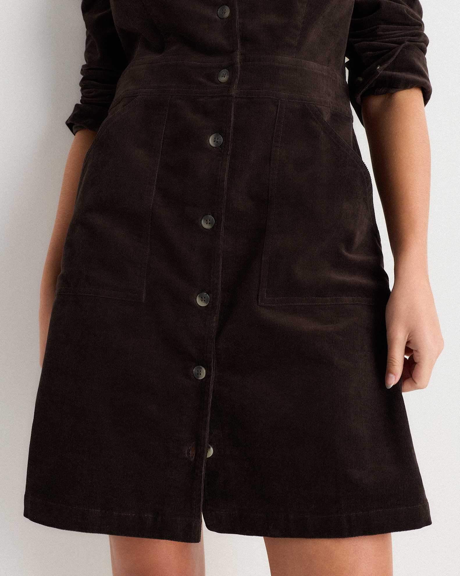 black corduroy shirt dress Corduroy Shirt Dress