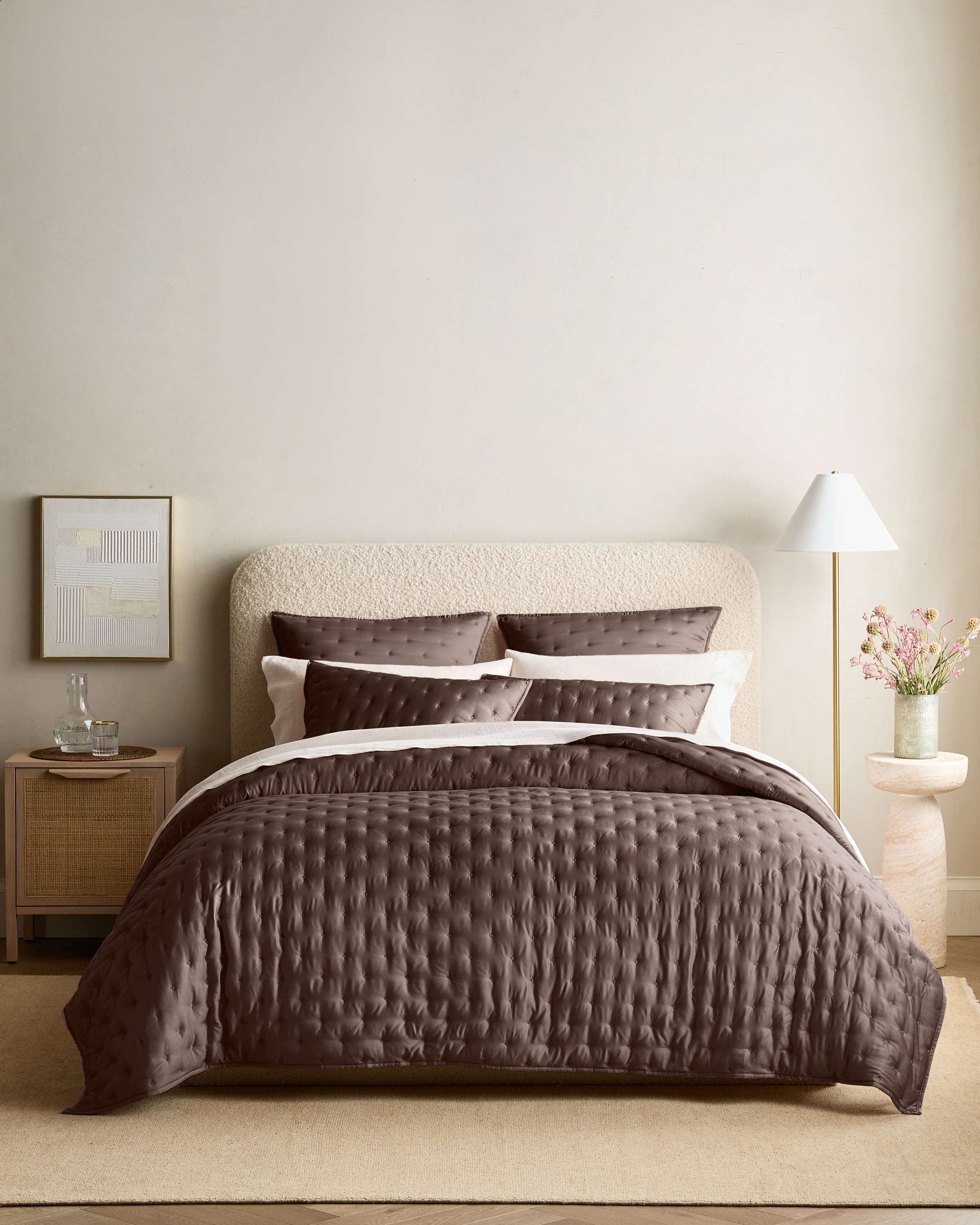 Espresso Bamboo Dream Quilt Set