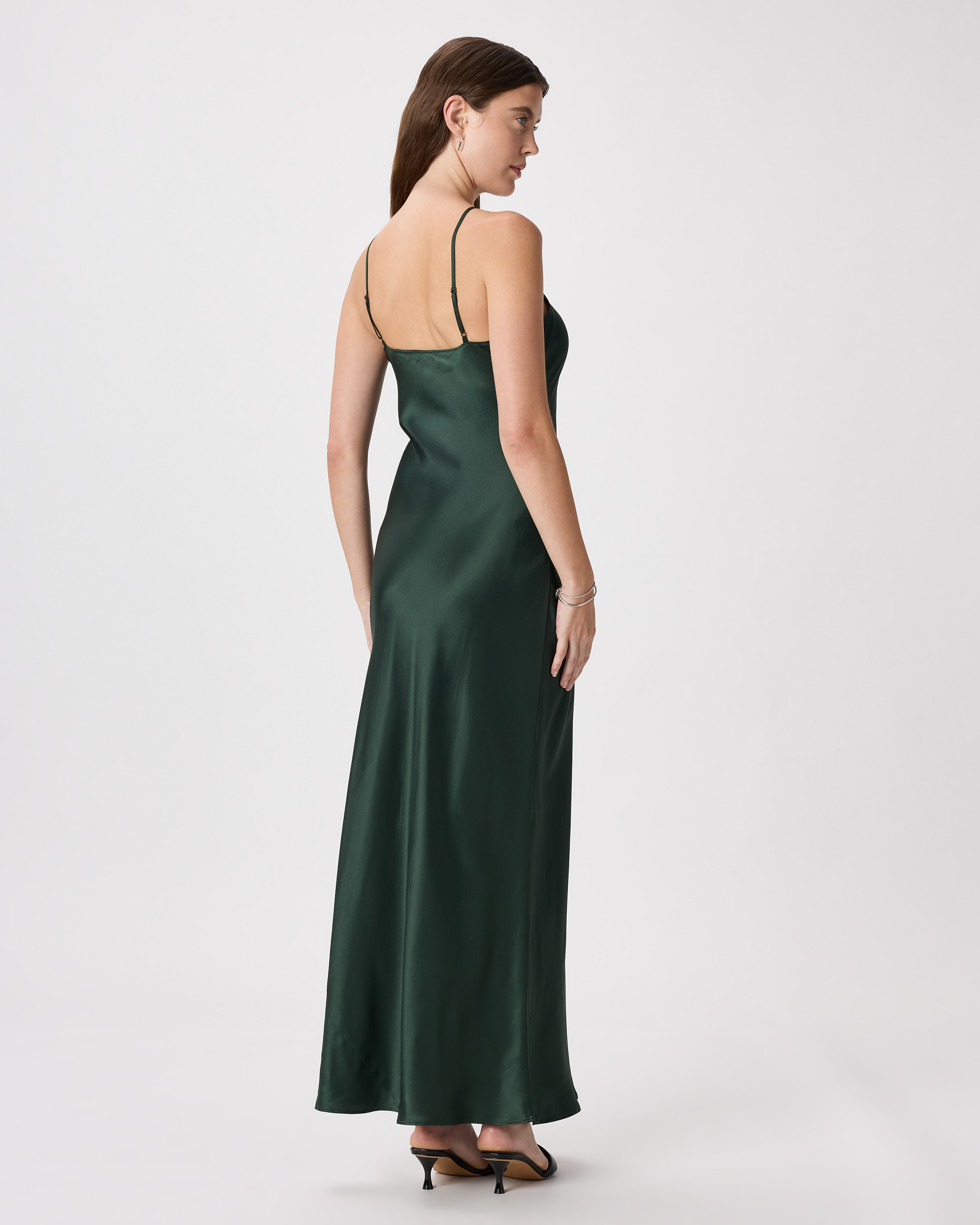 green slip under dress Women's Maxi in Forest Green, Size XL, Mulberry Silk by Quince 1/12/26
