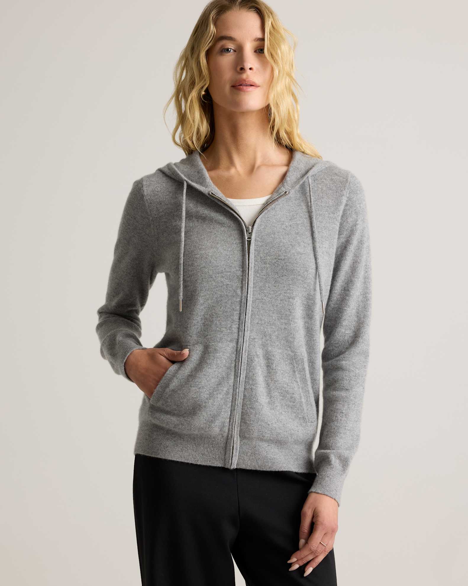 Cashmere Zip Hoodie | Quince