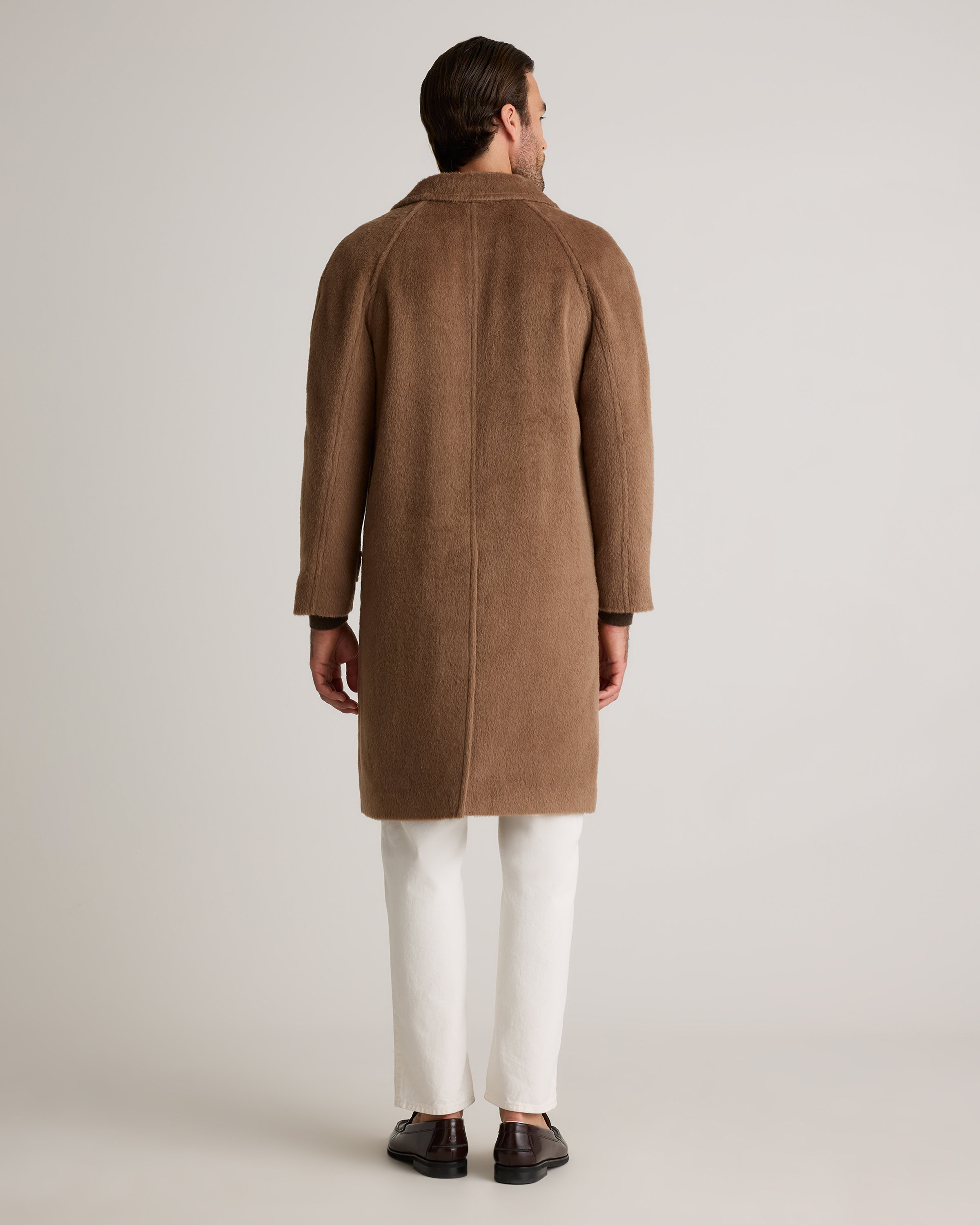 ジャケット・アウター WOOL CARAMEL PIQUET Set Up Alpaca-Wool Overcoat