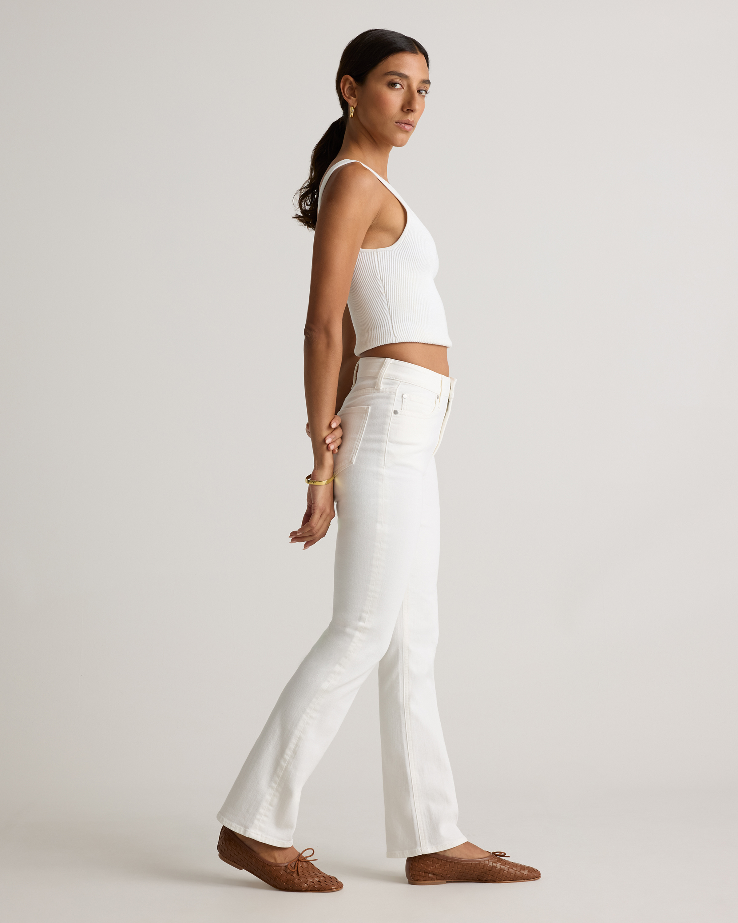 【RICHMOND】the rich white flared jeans RICHMOND: Rich white flared jeans