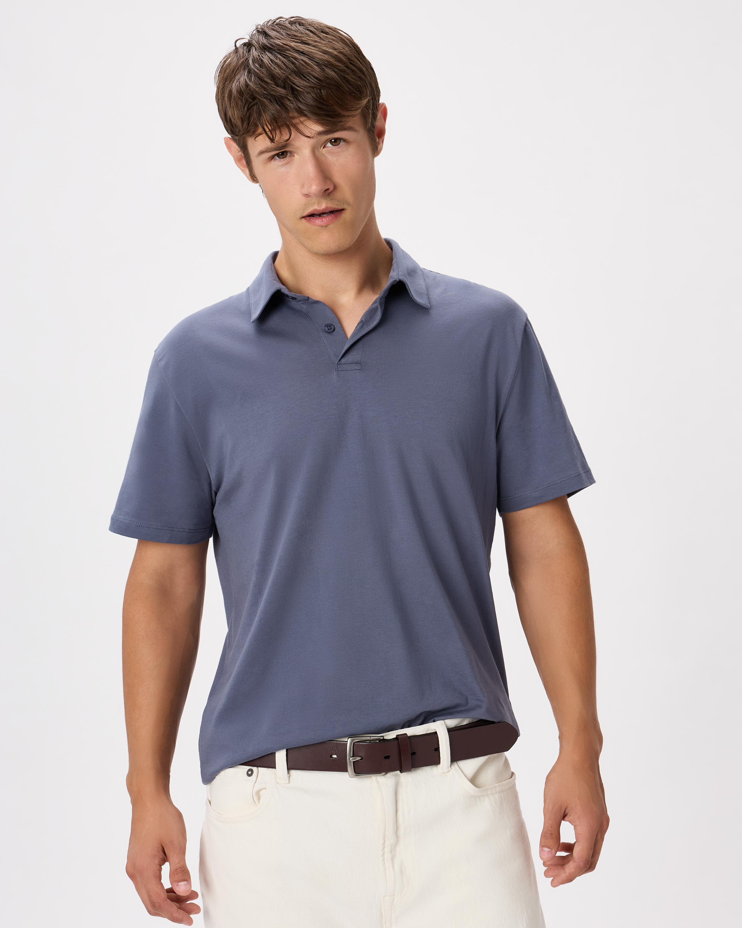 Quince Men's 100% Pima Cotton Luxe Touch Polo In Blue