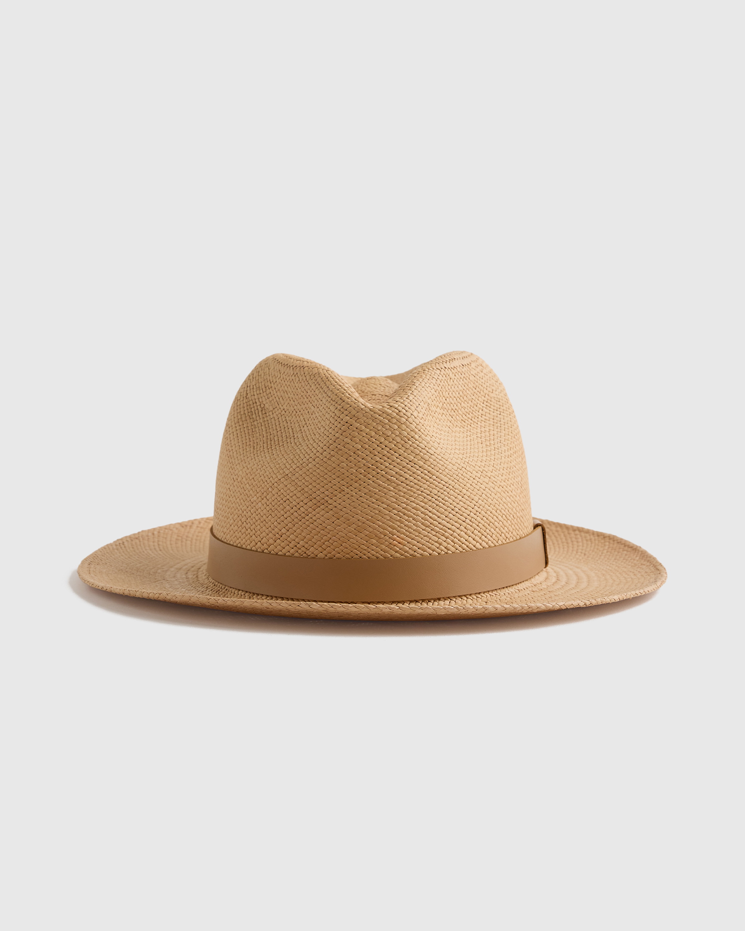 Rustic Tan Toquilla Straw Panama Hat