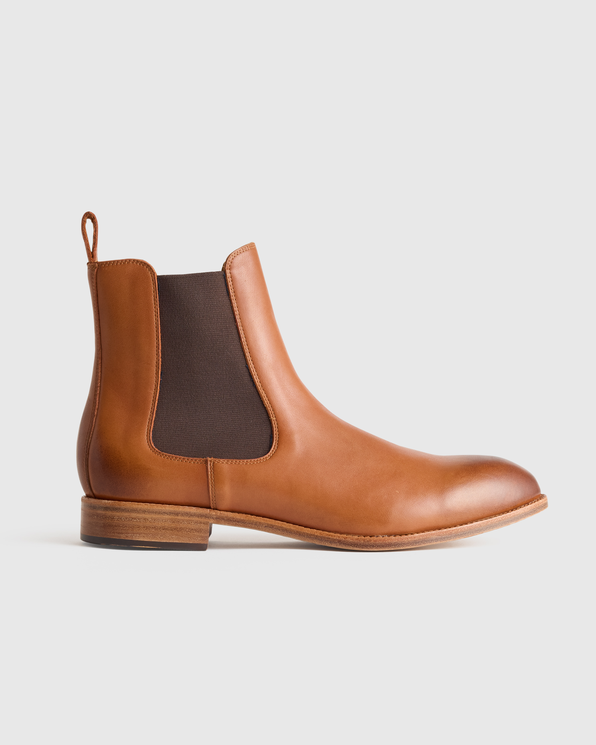 Chestnut Essential Leather Dress Chelsea Boot