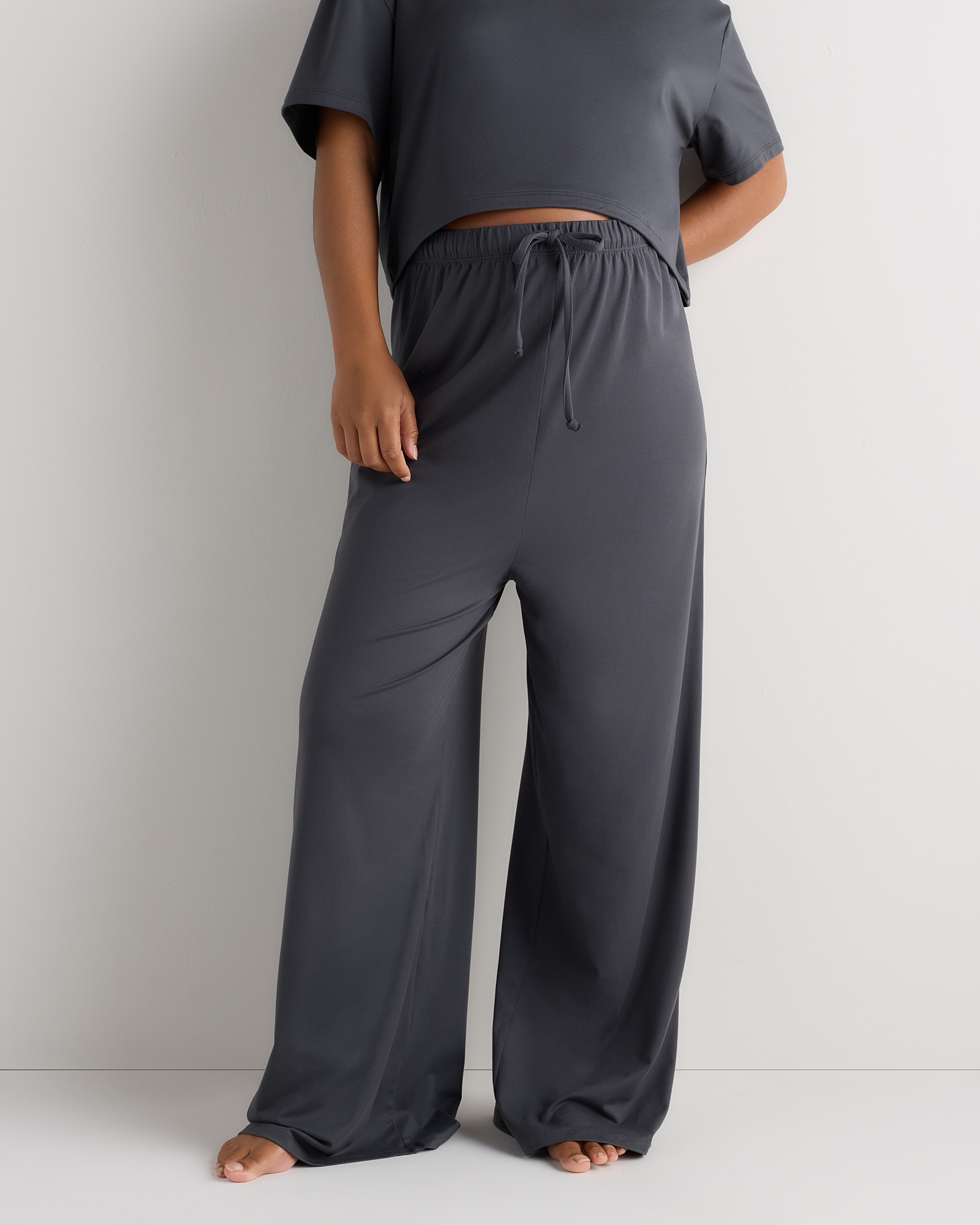 Smooth Stretch Maternity Wide Leg Lounge Pant