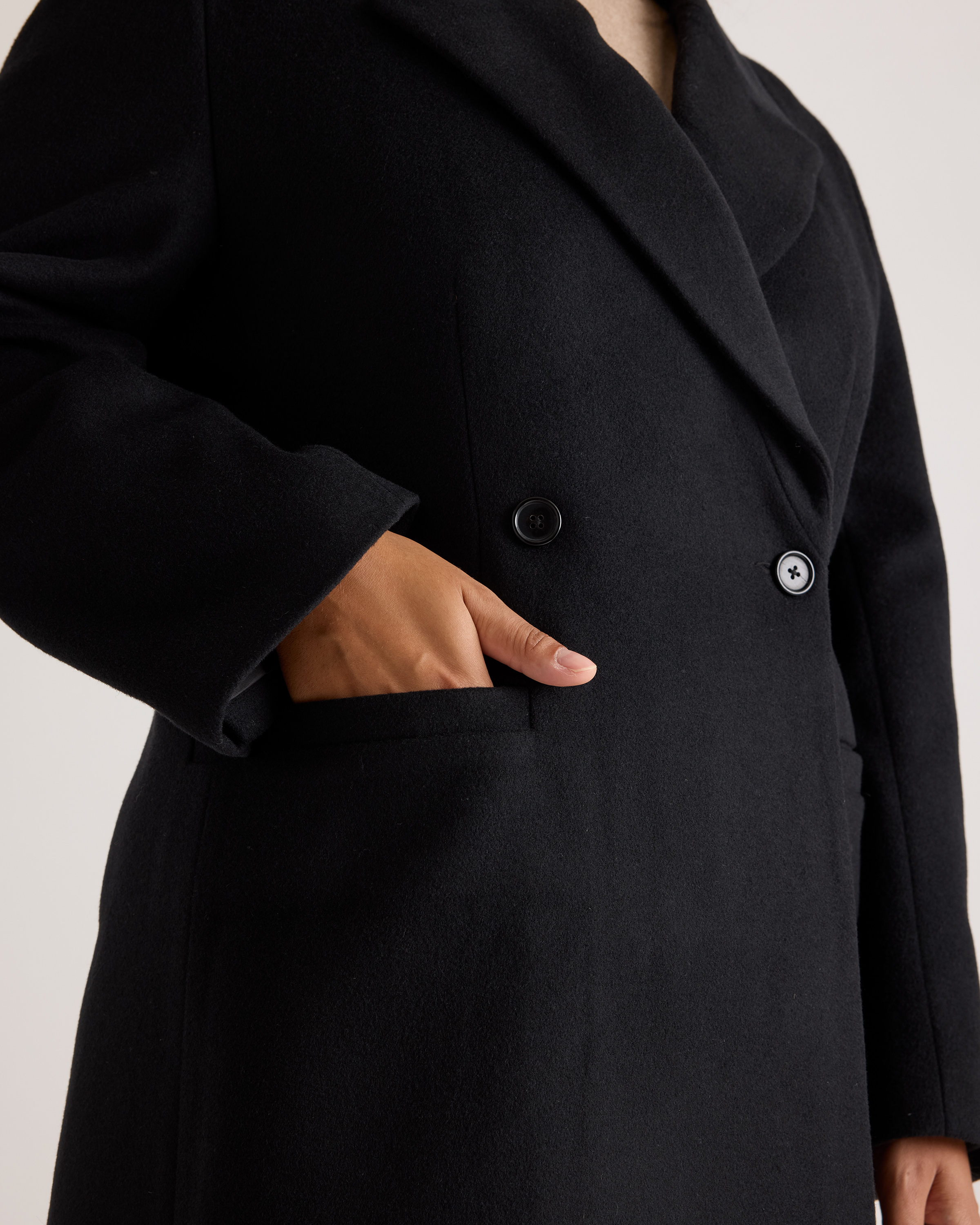 ジャケット・アウター epine volume wool tailored coat epine volume wool tailored coat