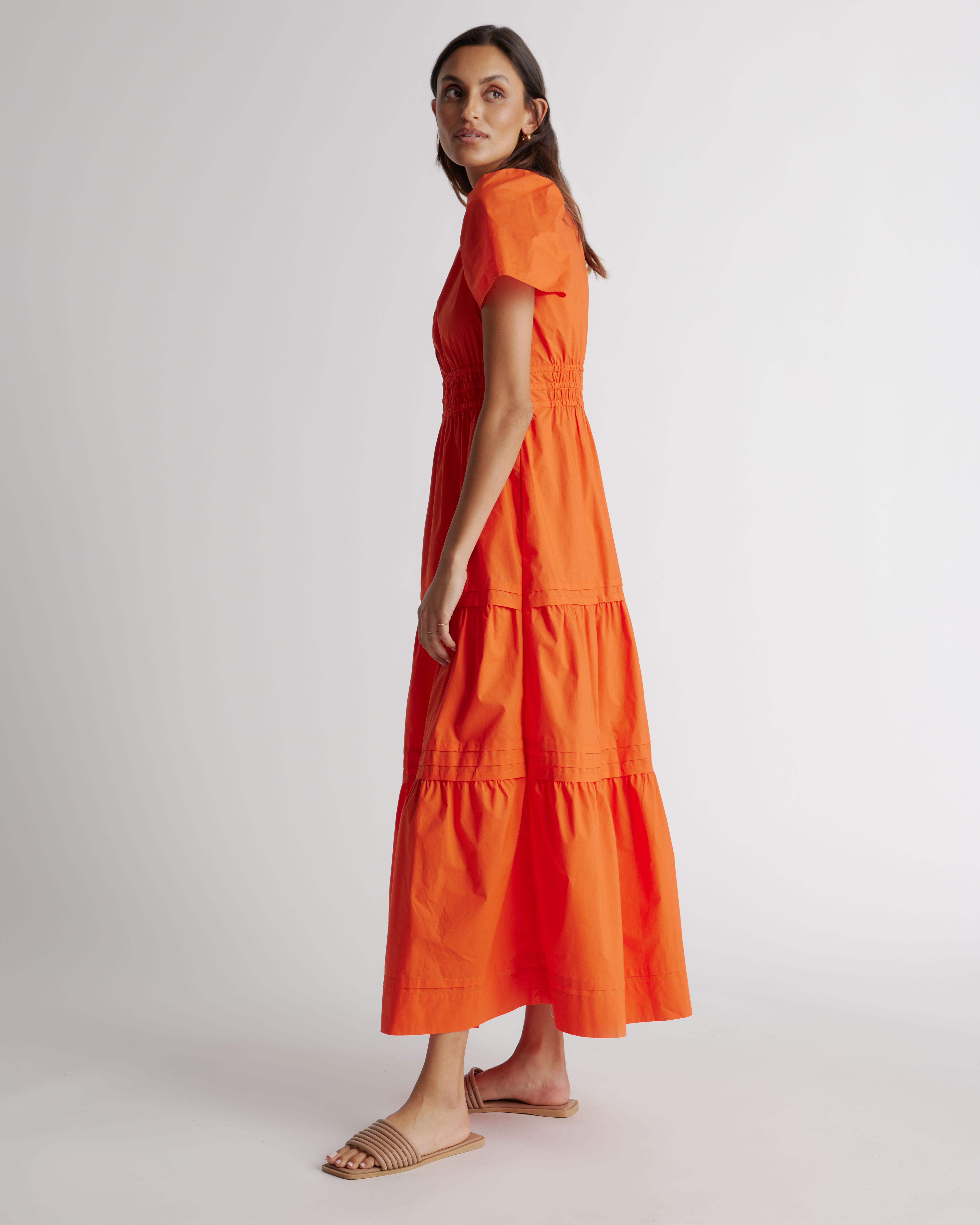 Deauville Gathered Long Dress