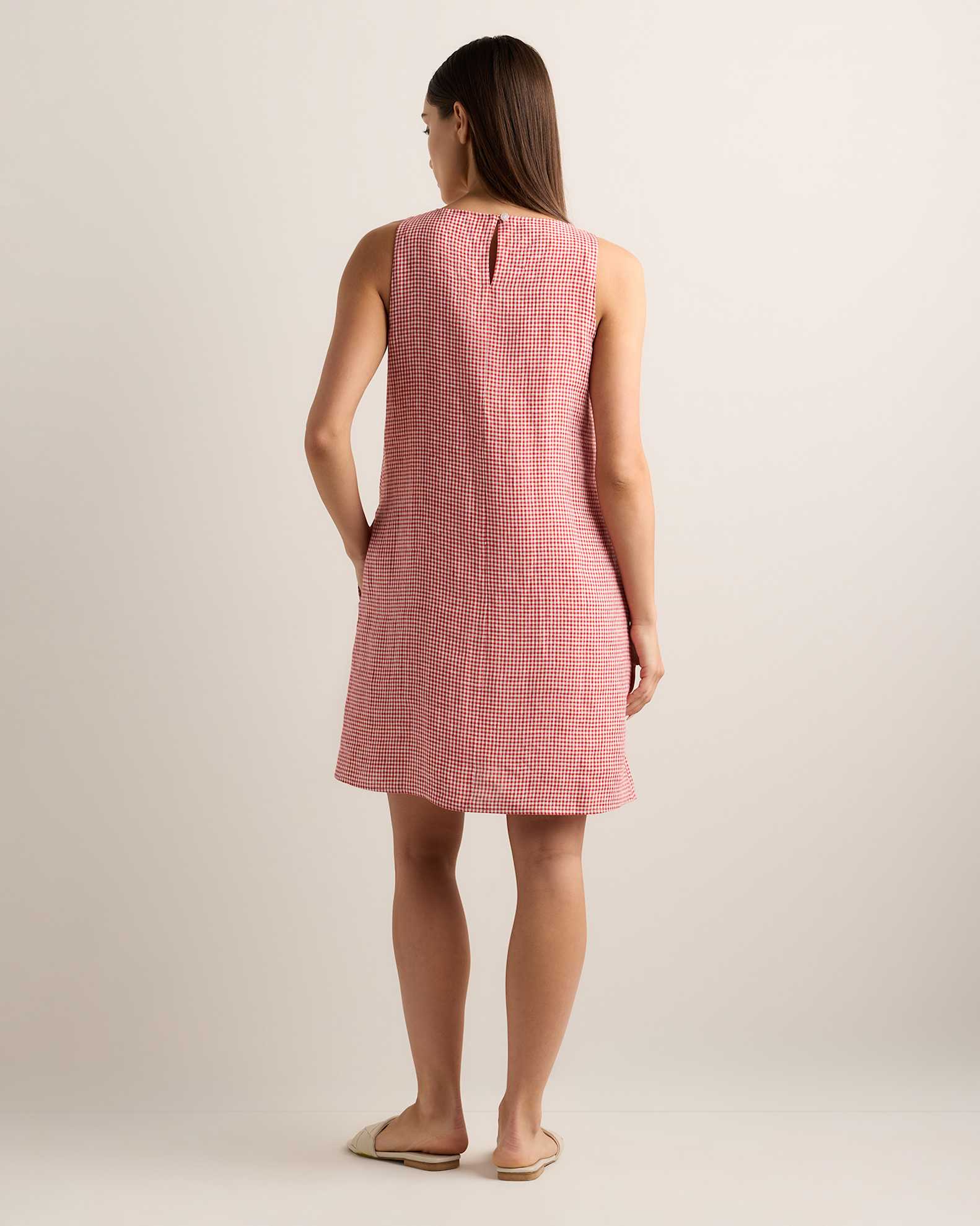 100% European Linen Tank Mini Dress 100% European Linen Tank Mini Dress