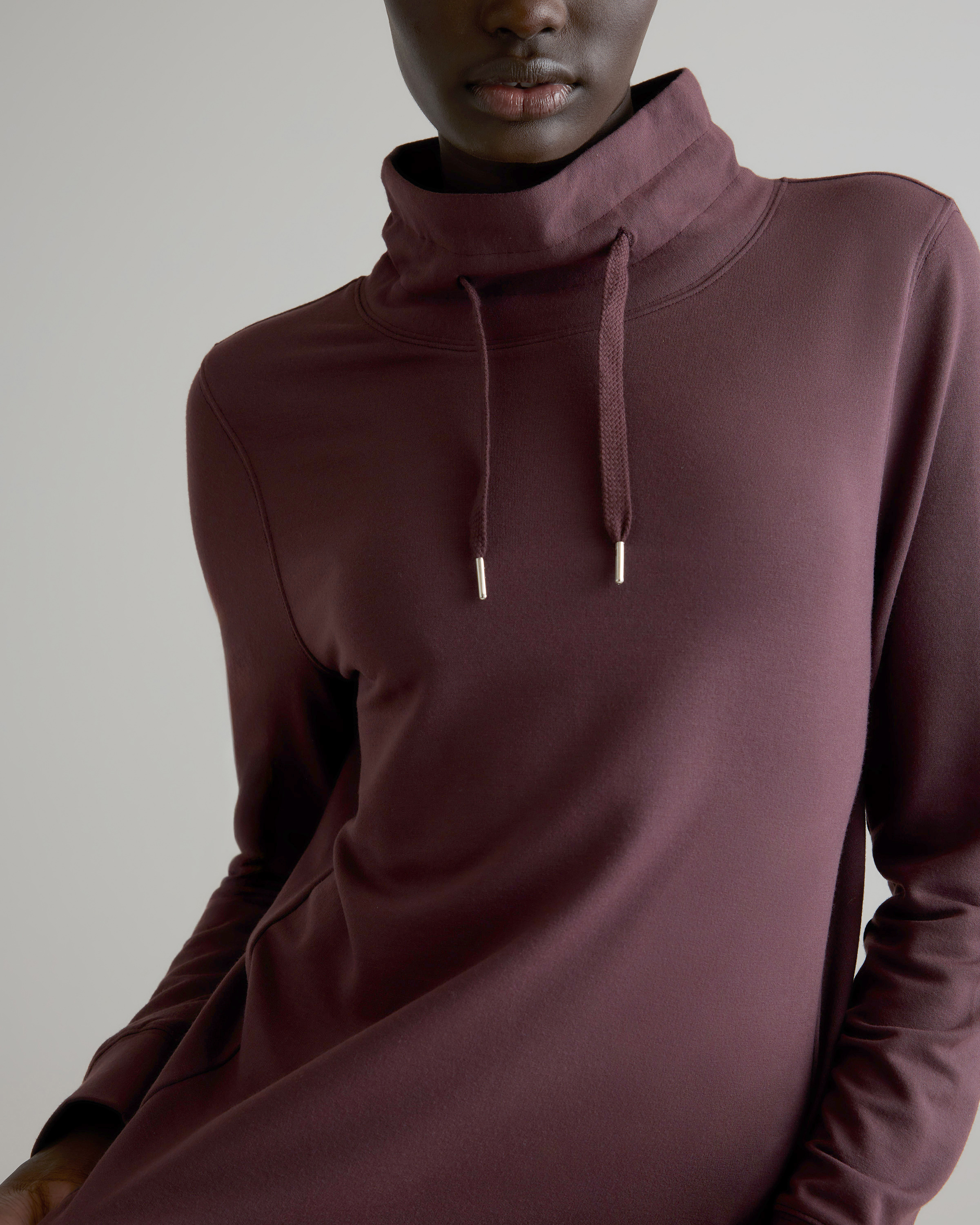 SuperSoft Fleece Mock Neck Pullover