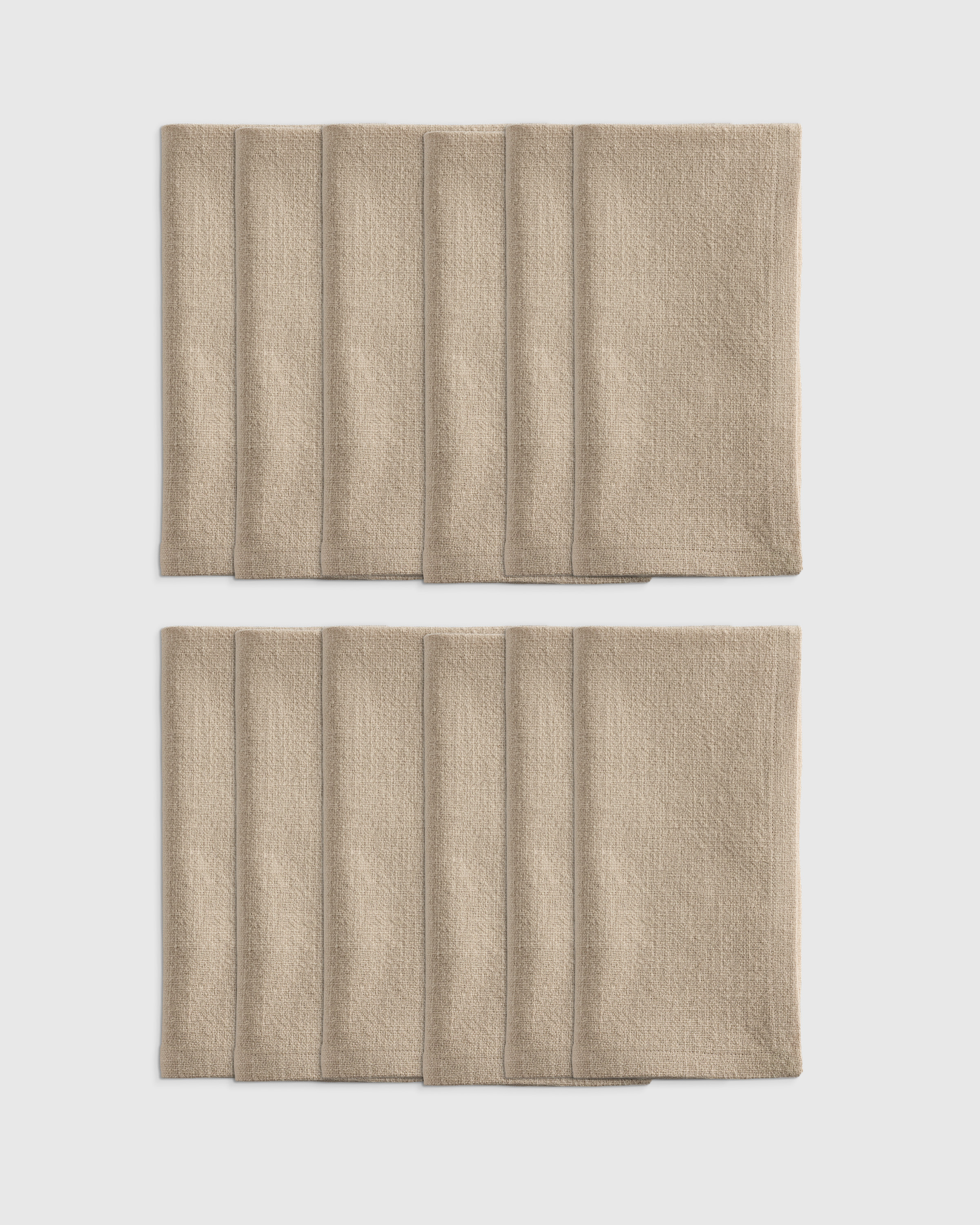 Flax Organic Cotton Napkins (Set of 12)