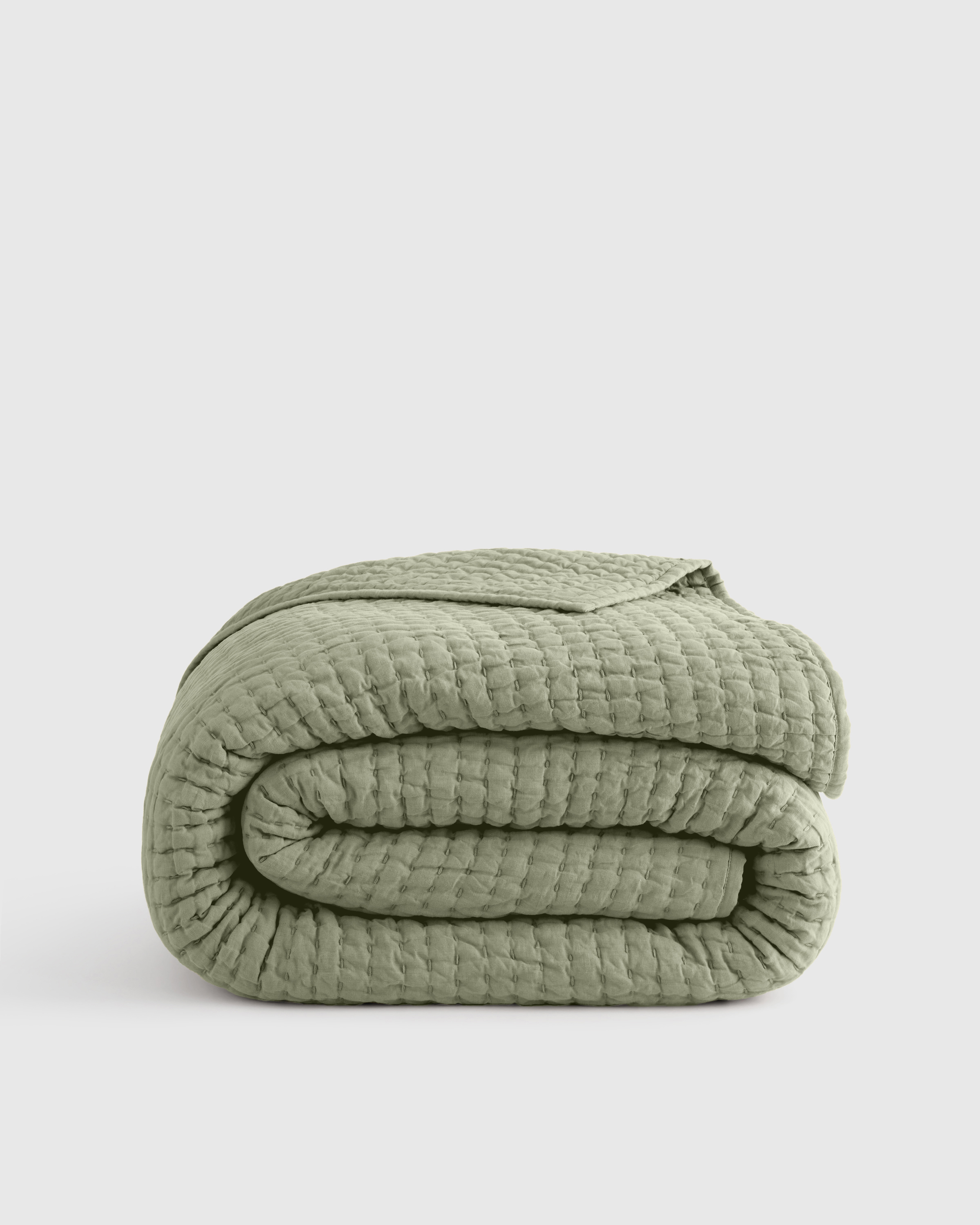 Willowleaf European Linen Cotton Stitch Quilt