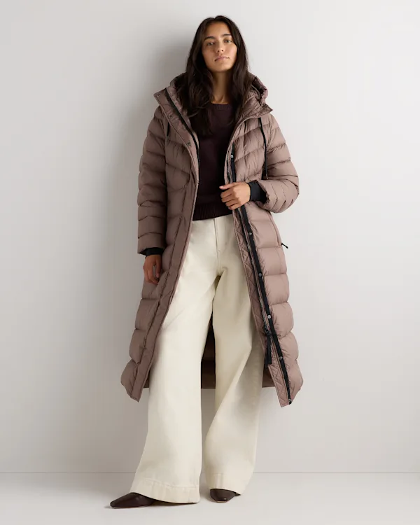 Responsible Down Belted Puffer Maxi Coat