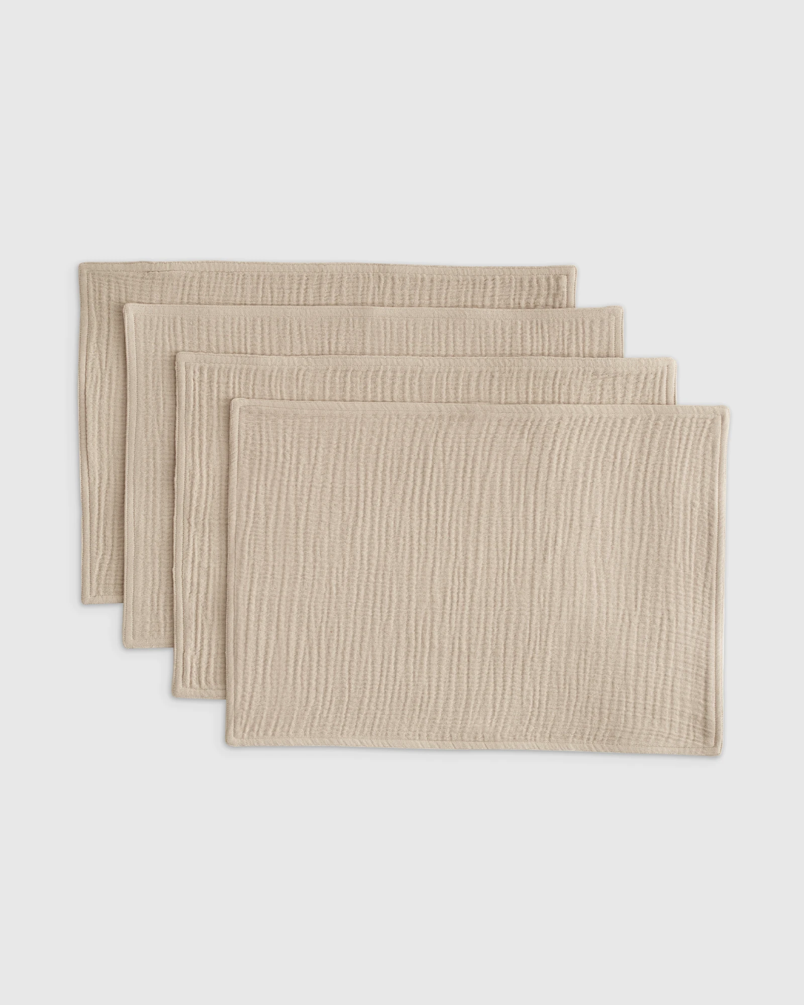 Organic Cotton Gauze Placemats, Set of 4