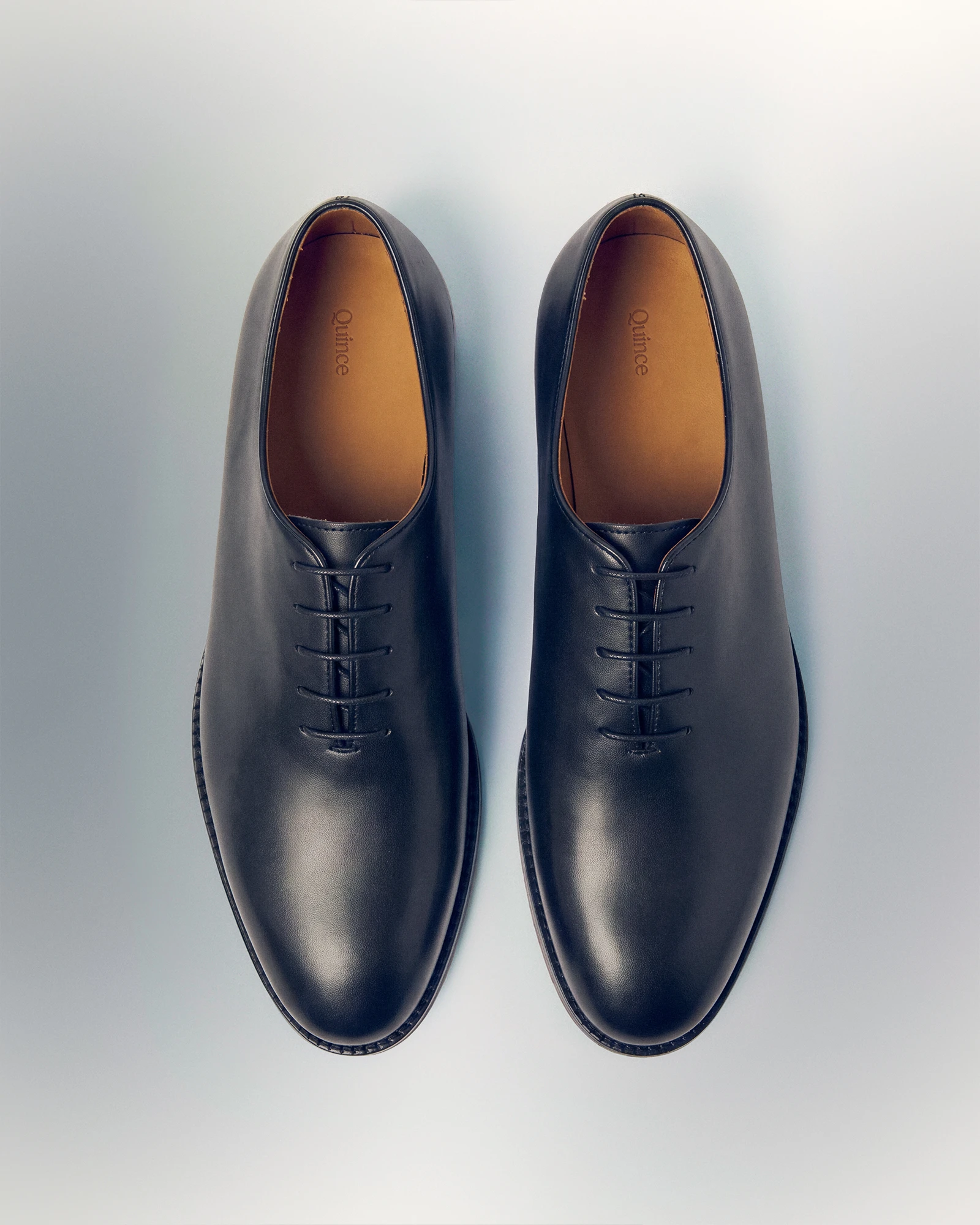Calfskin Leather Plain Toe Oxford
