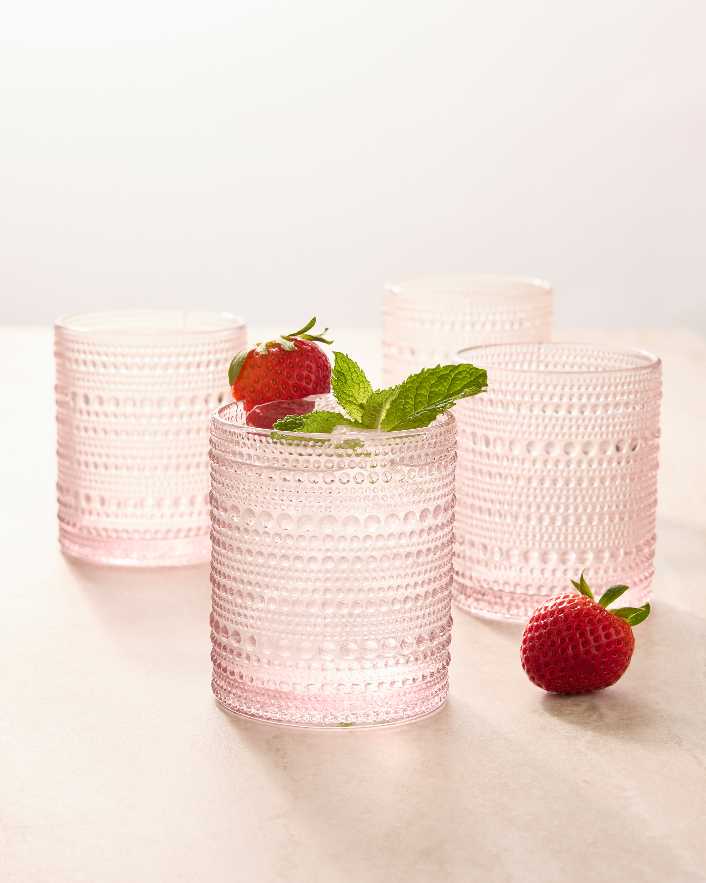 Dusty Pink Jupiter Short Tumbler (Set of 6)