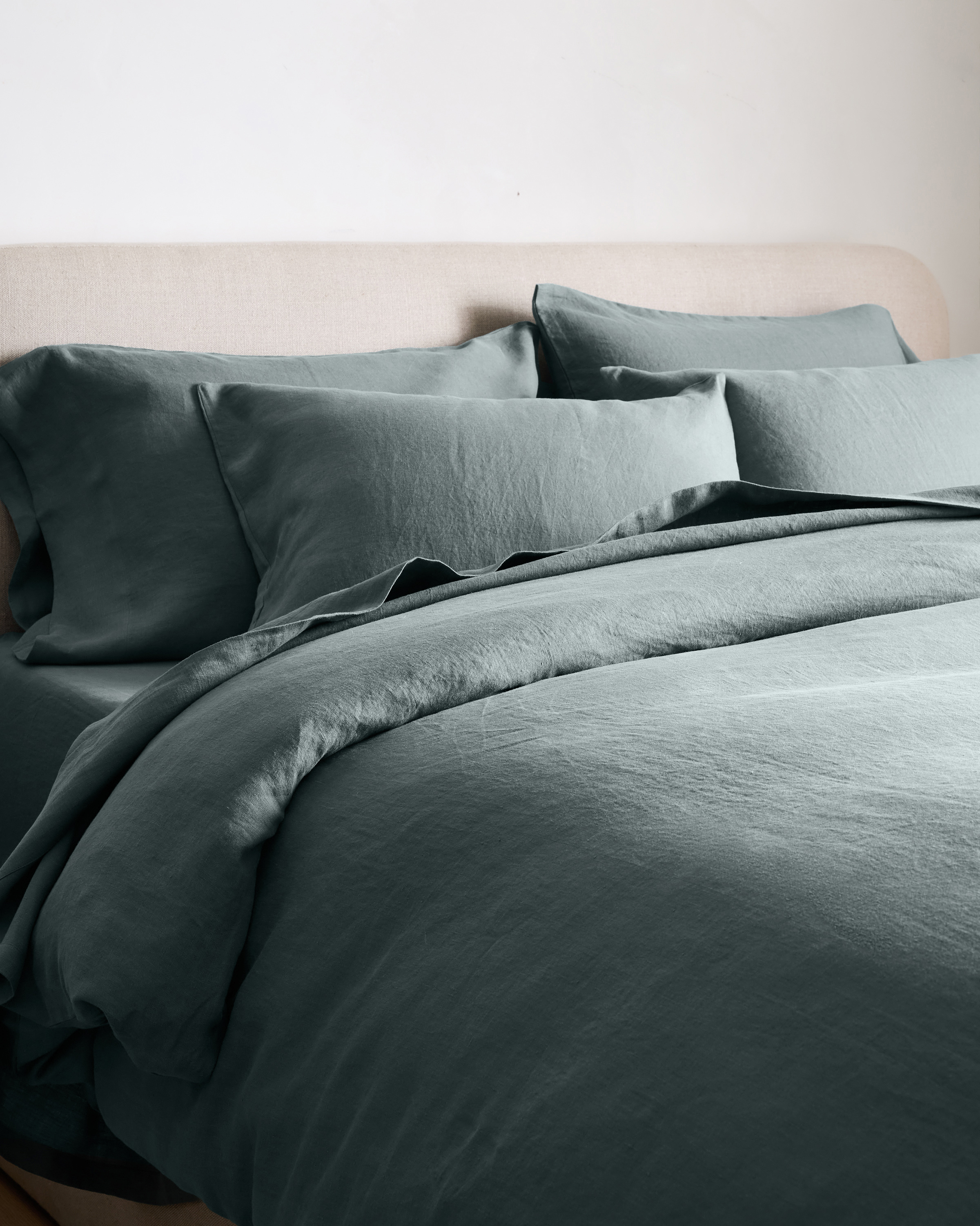 Ocean European Linen Sham Set