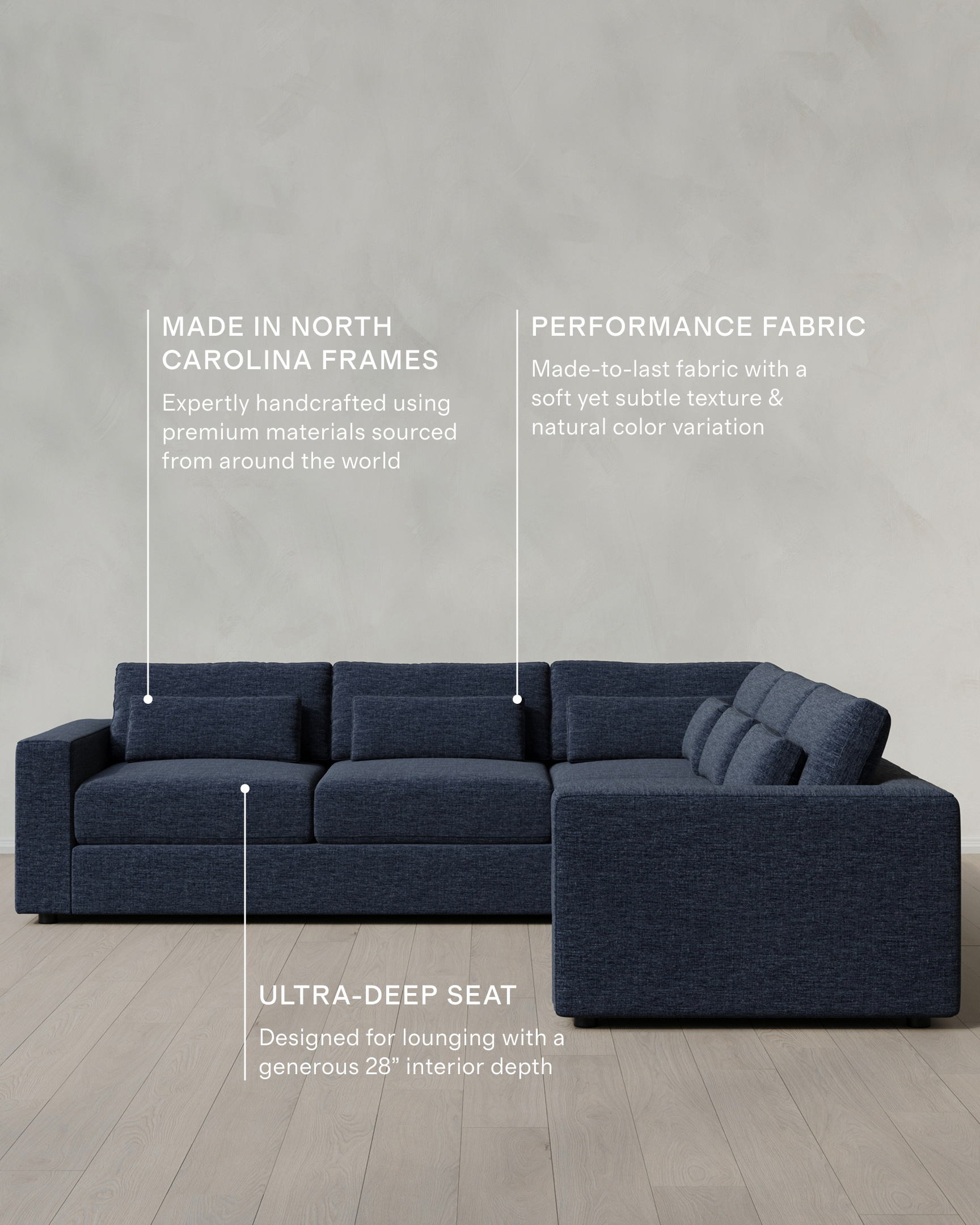 Ashford Chenille L Seat Ink