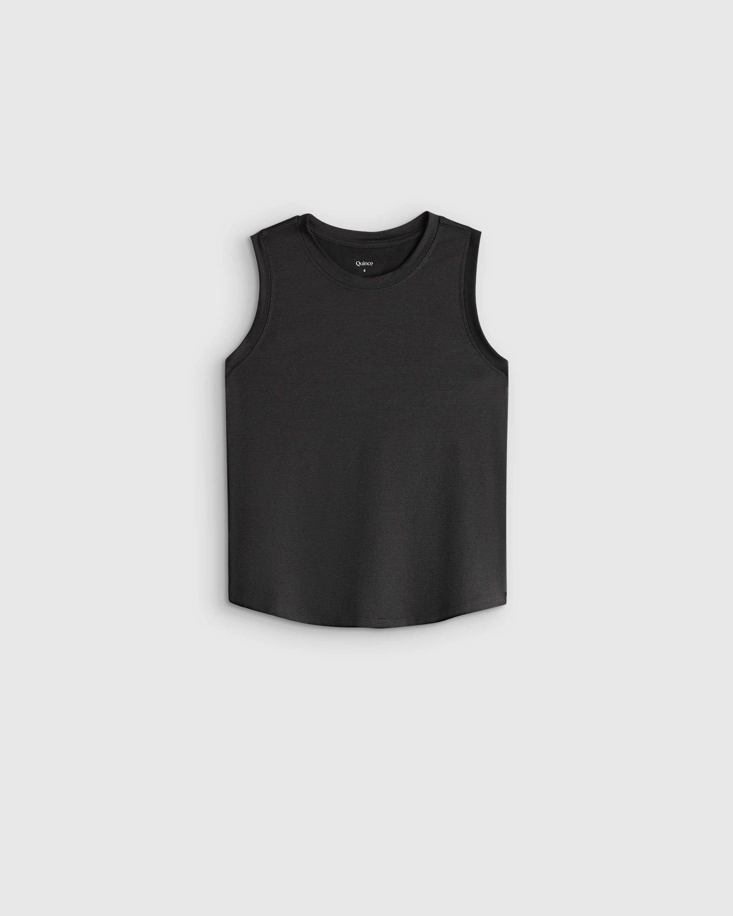 Heather Black Girls Flowknit Breeze Tank