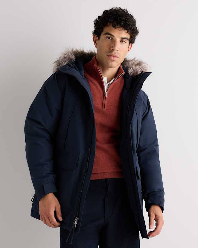Atlas Navy Responsible Down Hooded Parka