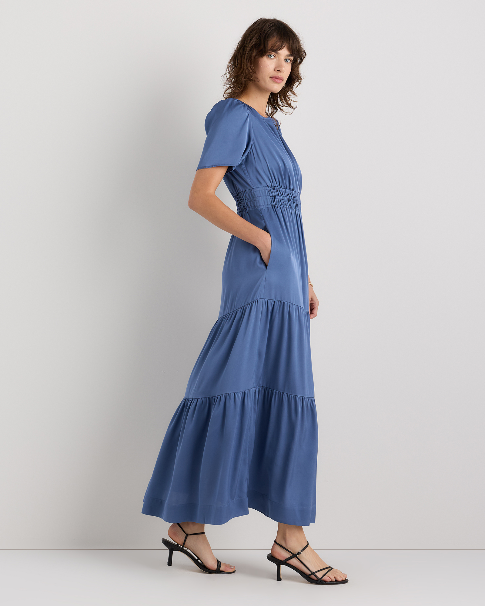 red tuxedo dress REALLY TRUE LOVE Size:16–16.5 Neck – 32/33 Sleeve Please refer to the Quince Women's Maxi Slip GShopping