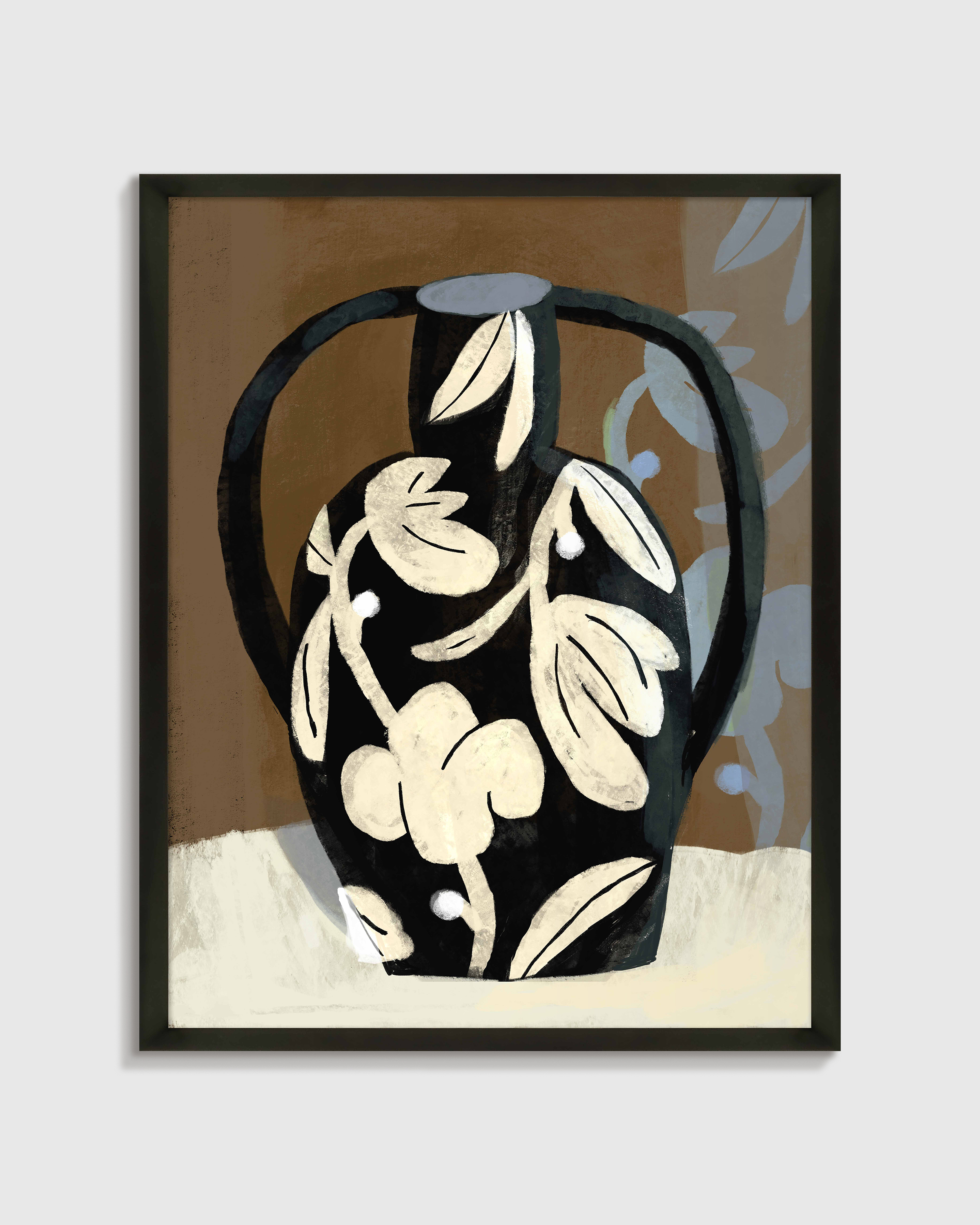 Black Ornamental Vase by Marco Marella