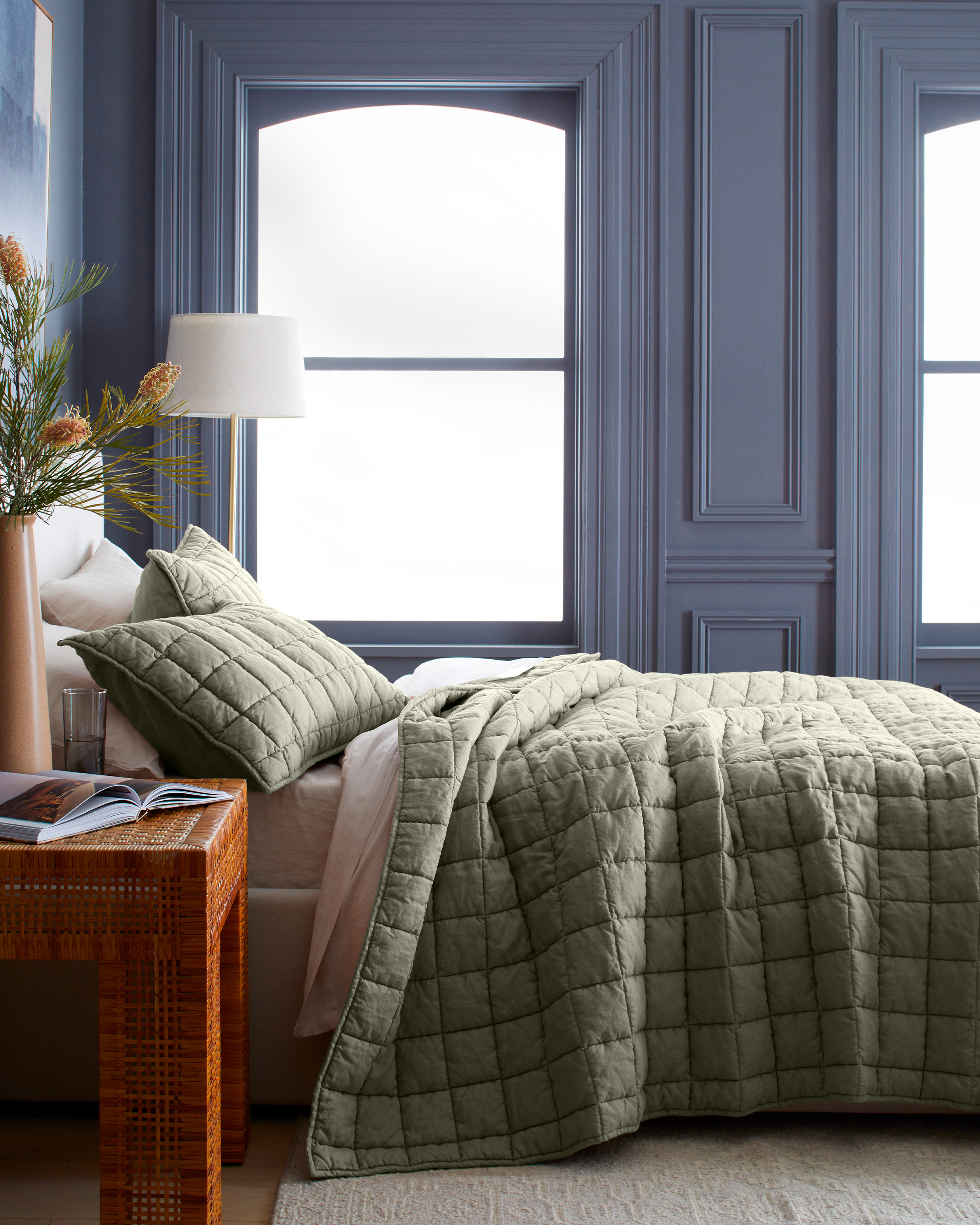 Willowleaf European Linen Box Quilt