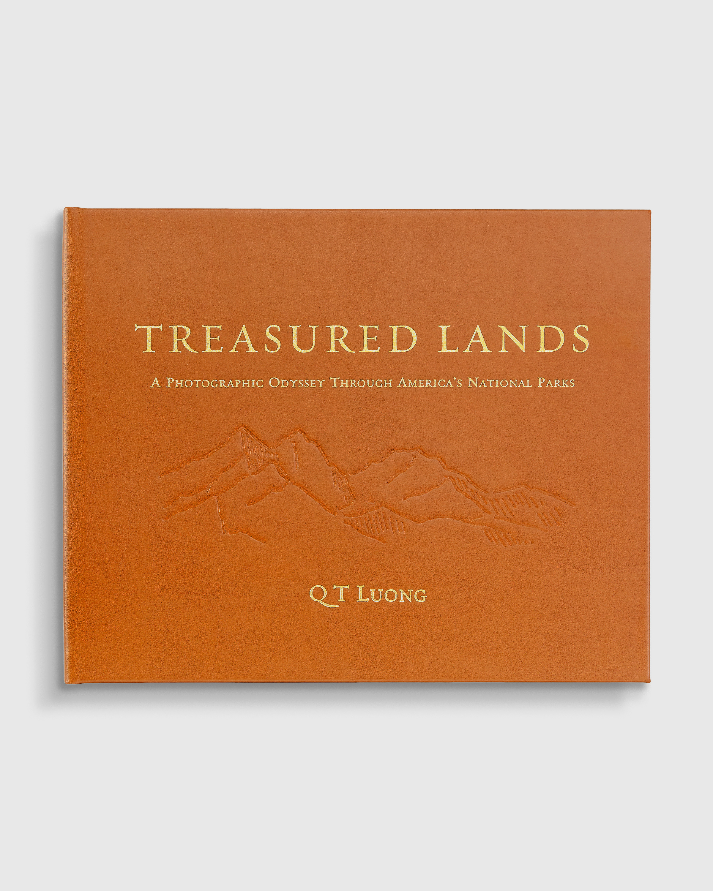 No Color Treasured Lands Leather Bound Book