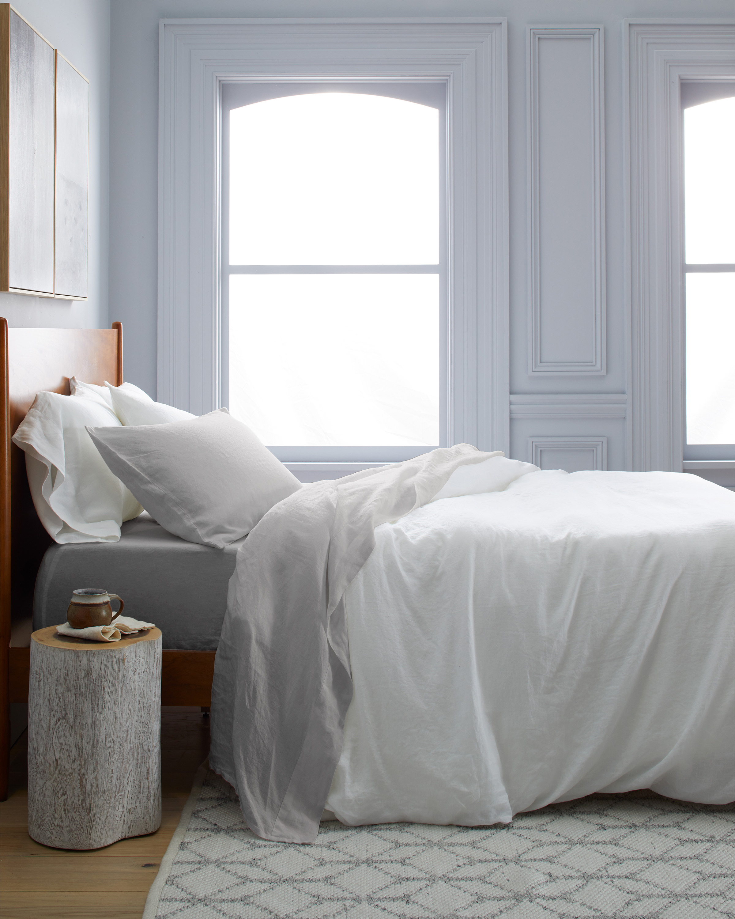 White European Linen Deluxe Bedding Bundle