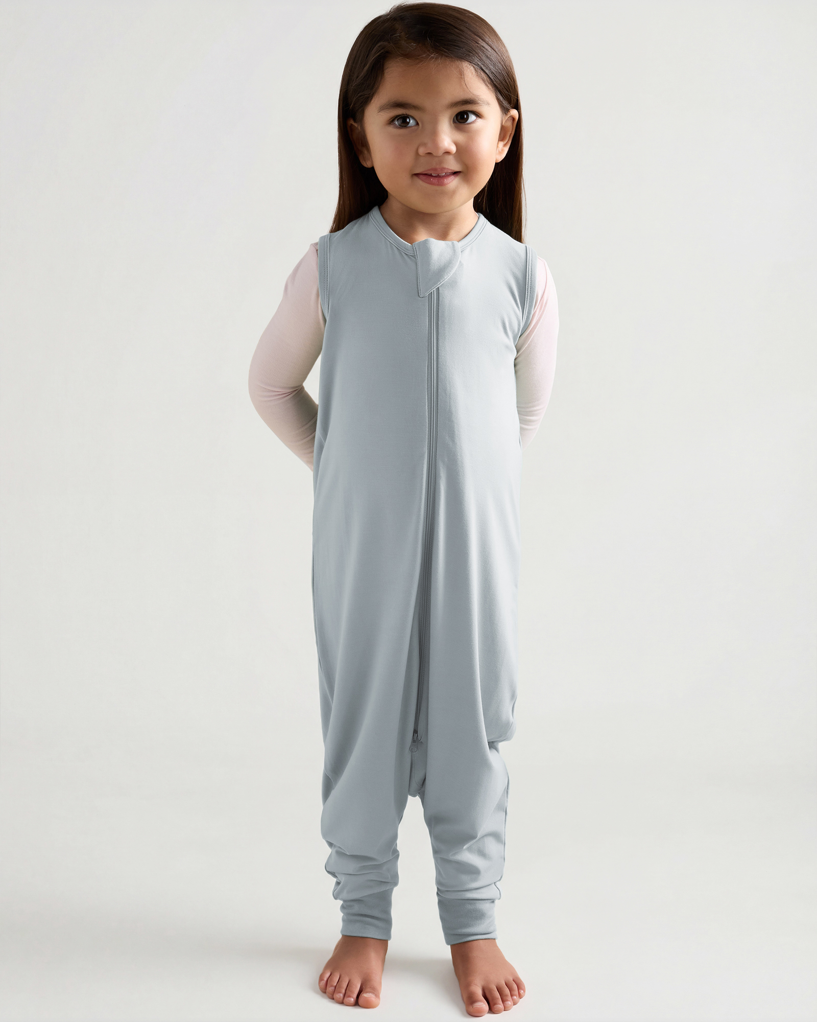 Light Grey Bamboo Sleep Bag Walker 0.5 TOG