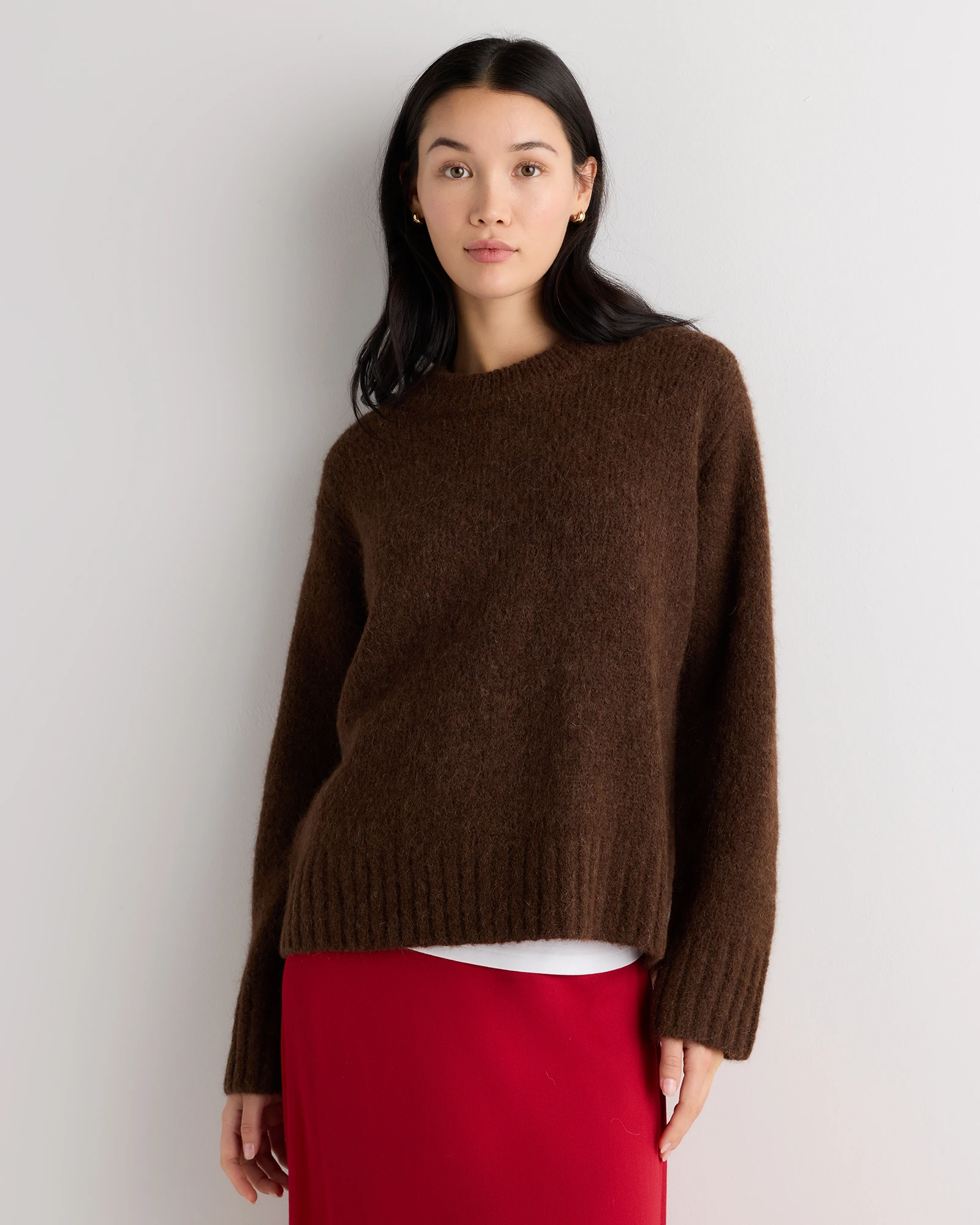 Lofty Baby Alpaca Oversized Crew