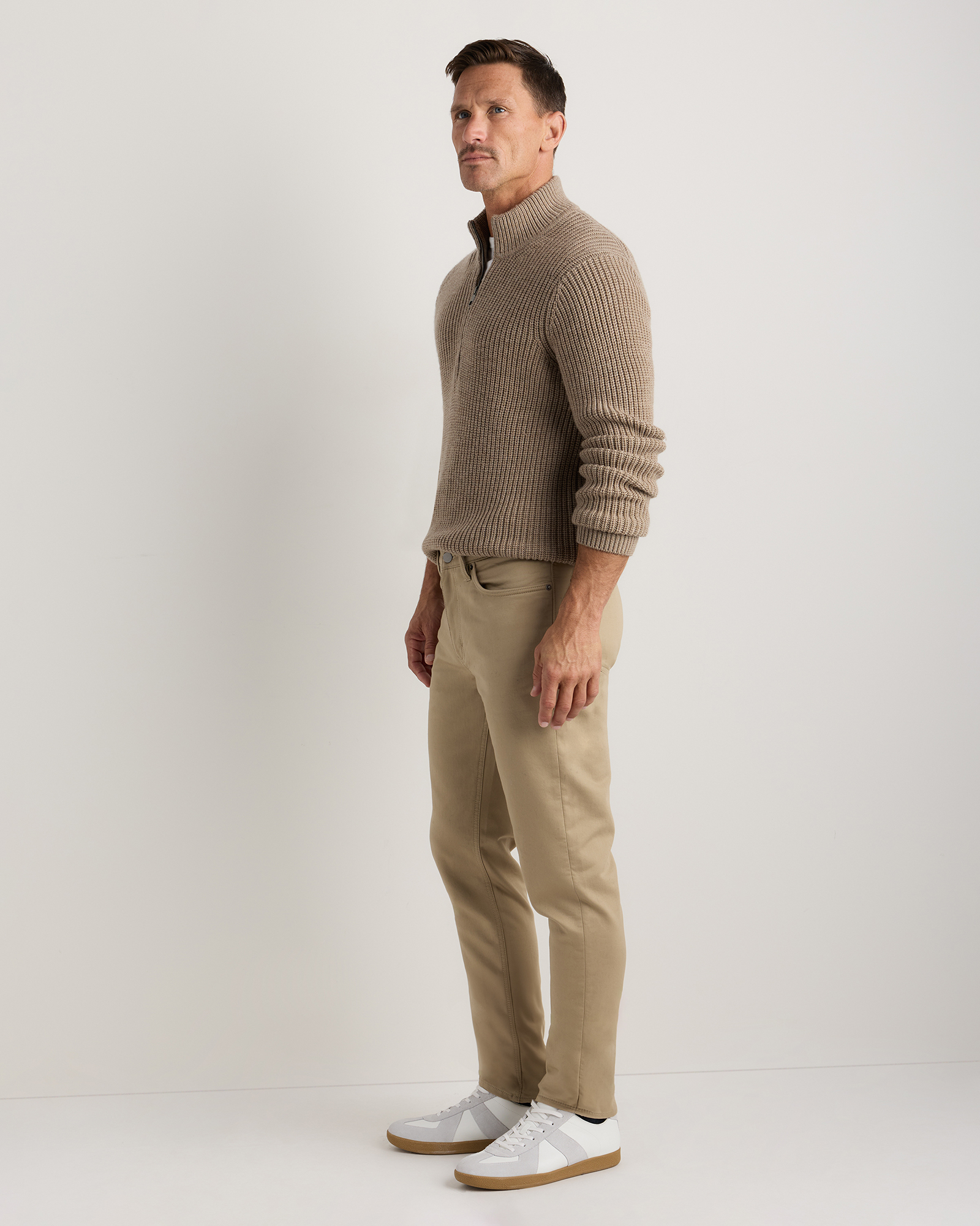 Comfort Stretch Traveler 5-Pocket Pants - Slim in Black