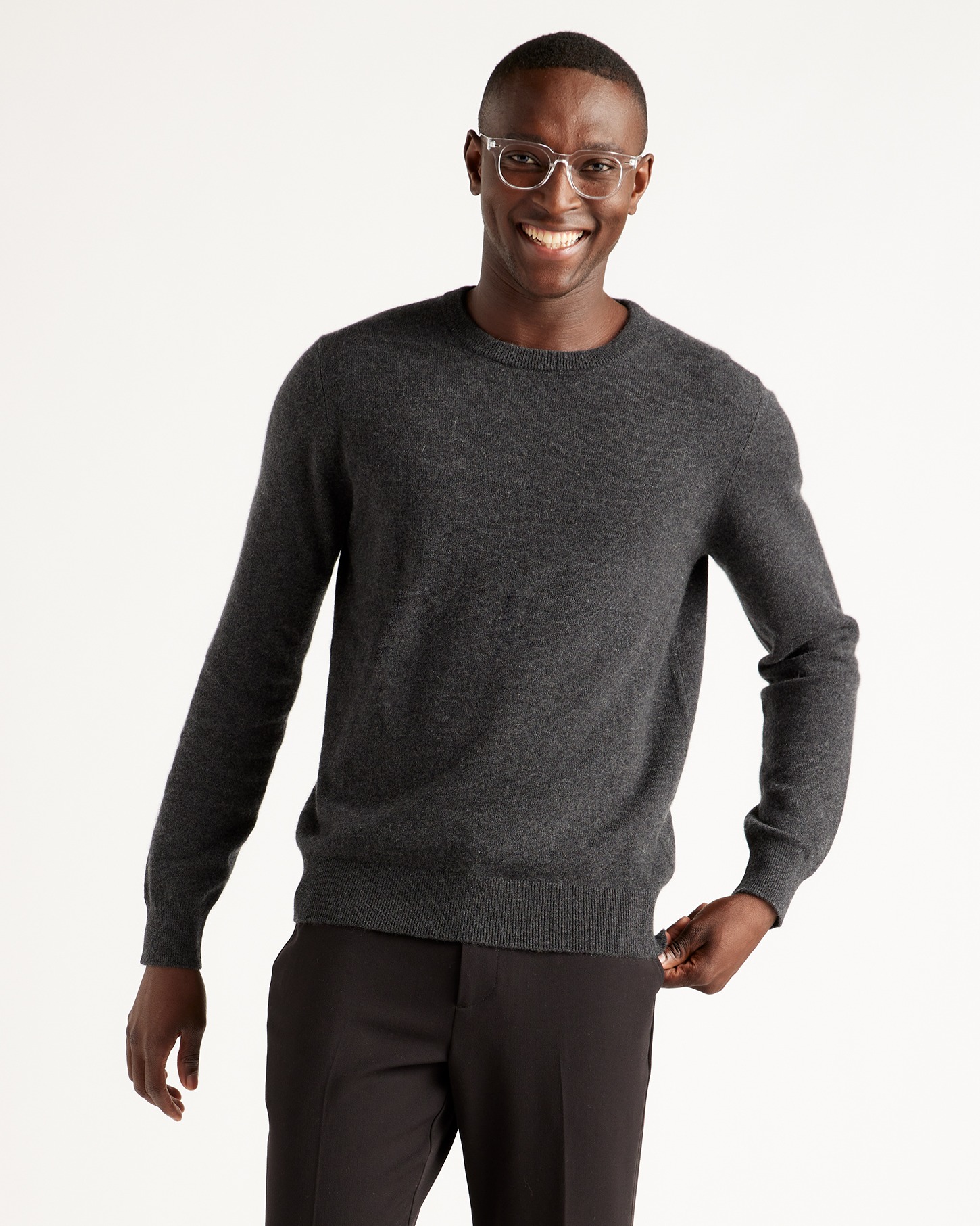 Mongolian Cashmere Crewneck Sweater