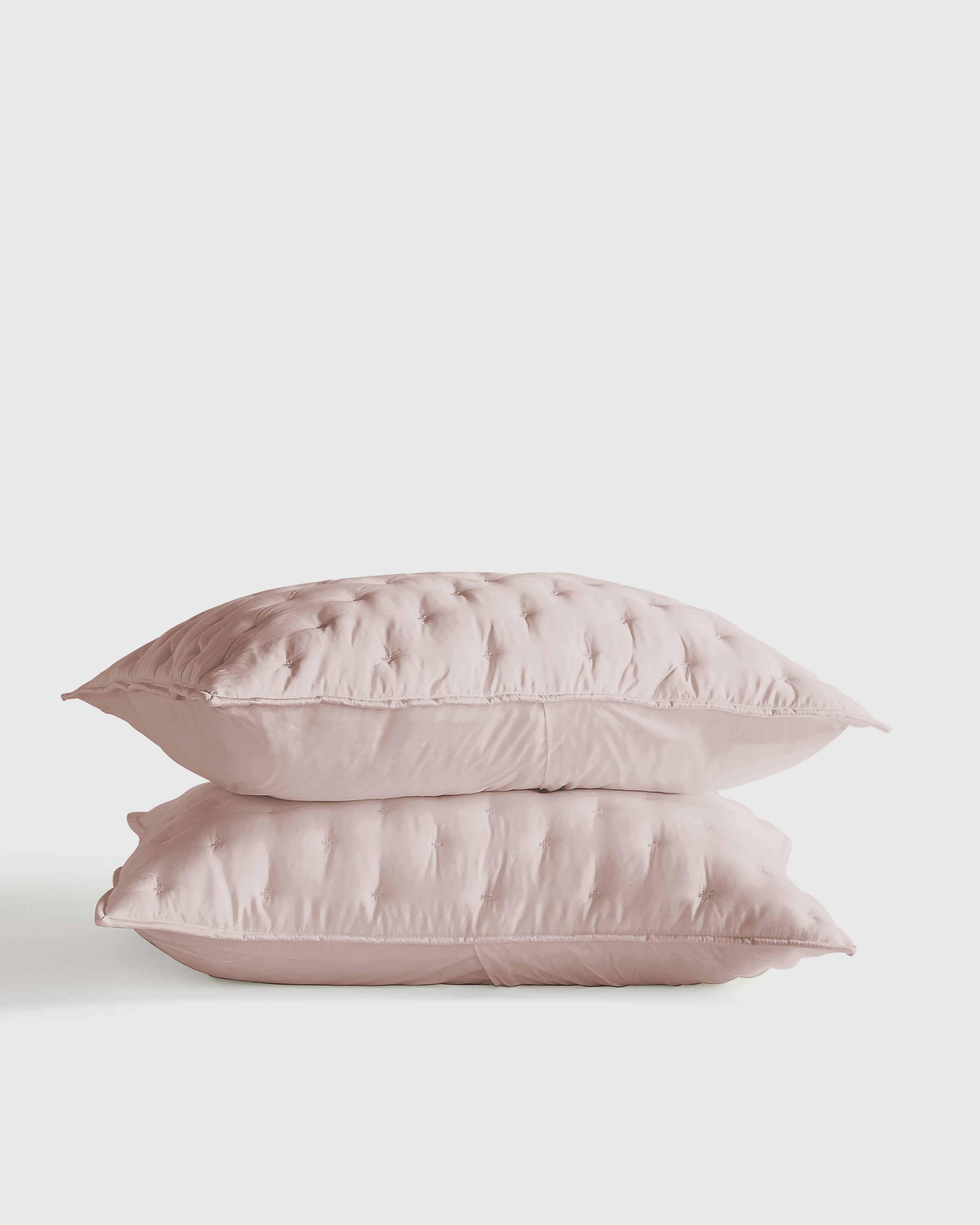 Soft Blush Bamboo Dream Quilted Sham Set