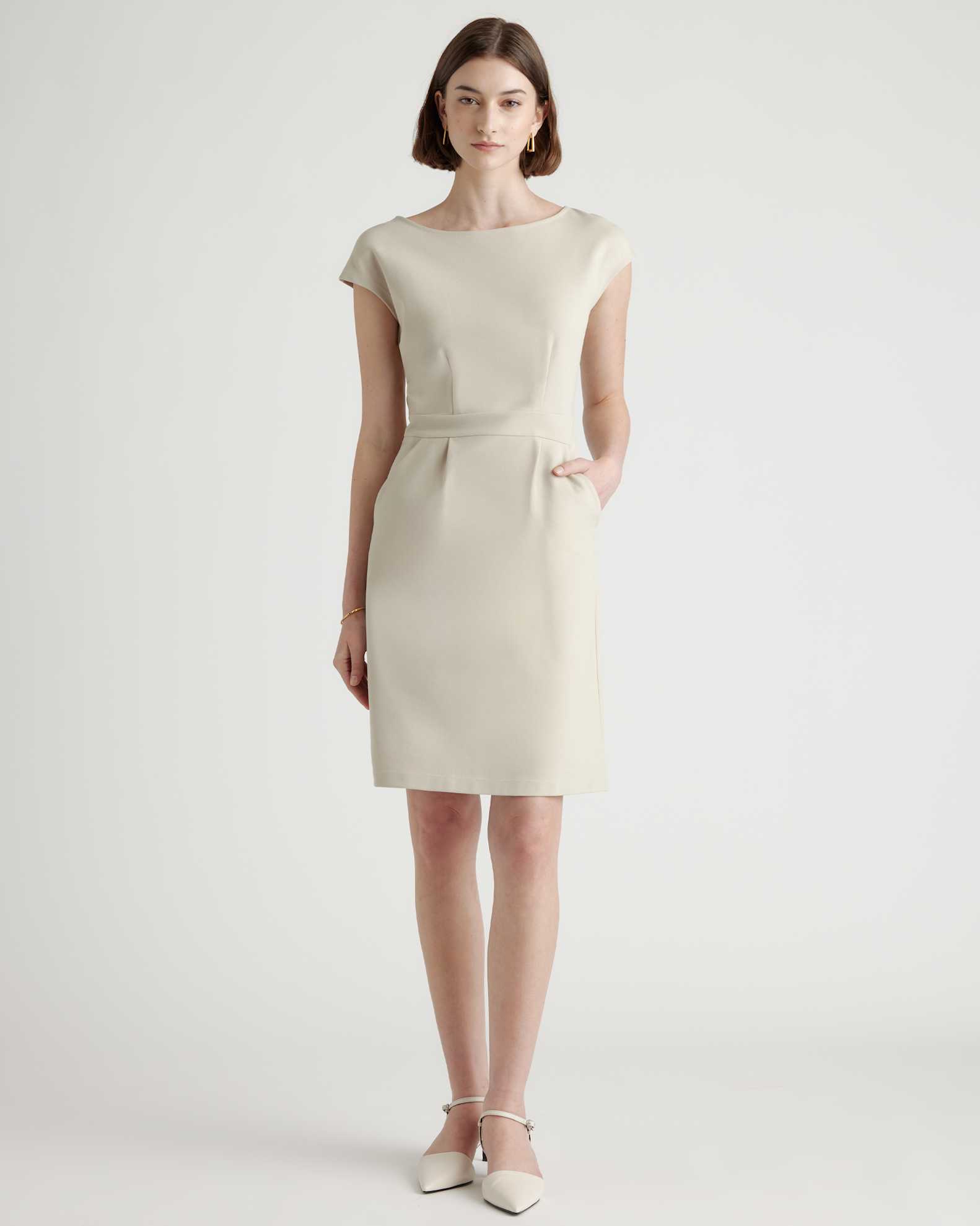 talbots ponte knit dress Refined Ponte Dress