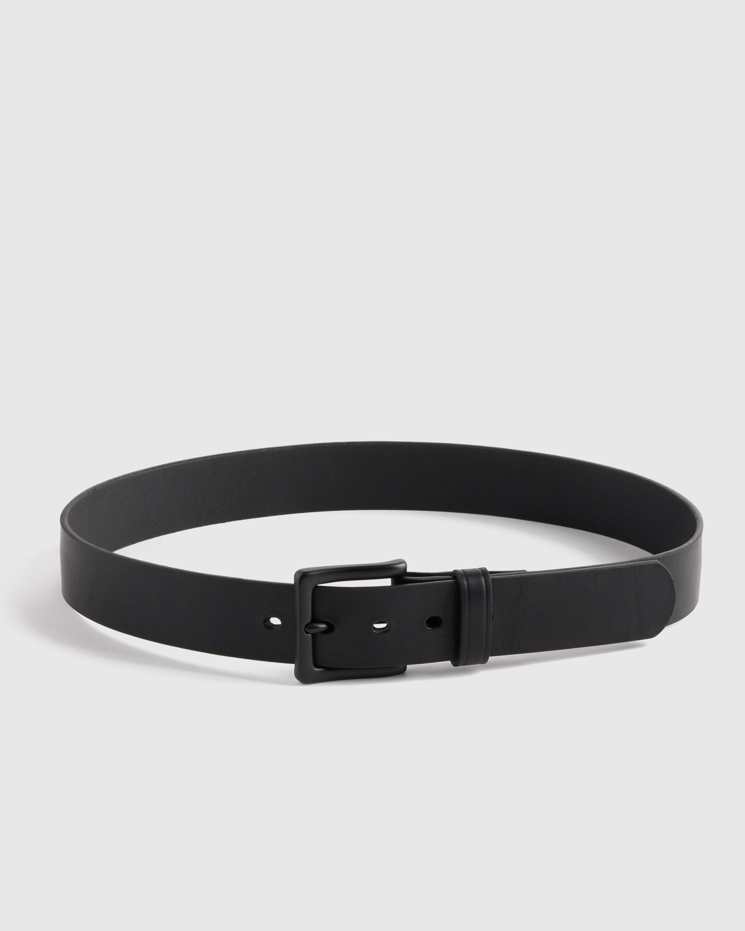 Black Adam Heritage Leather Jeans Belt