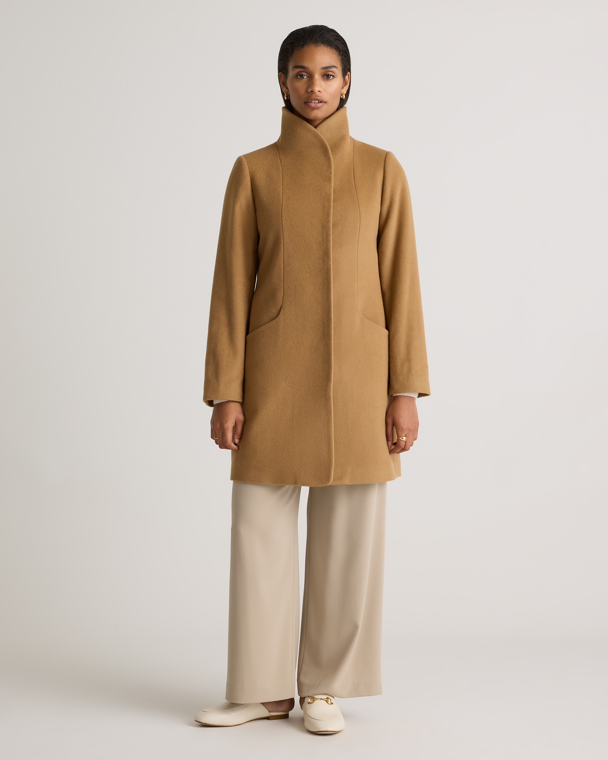Italian Wool Cocoon Coat