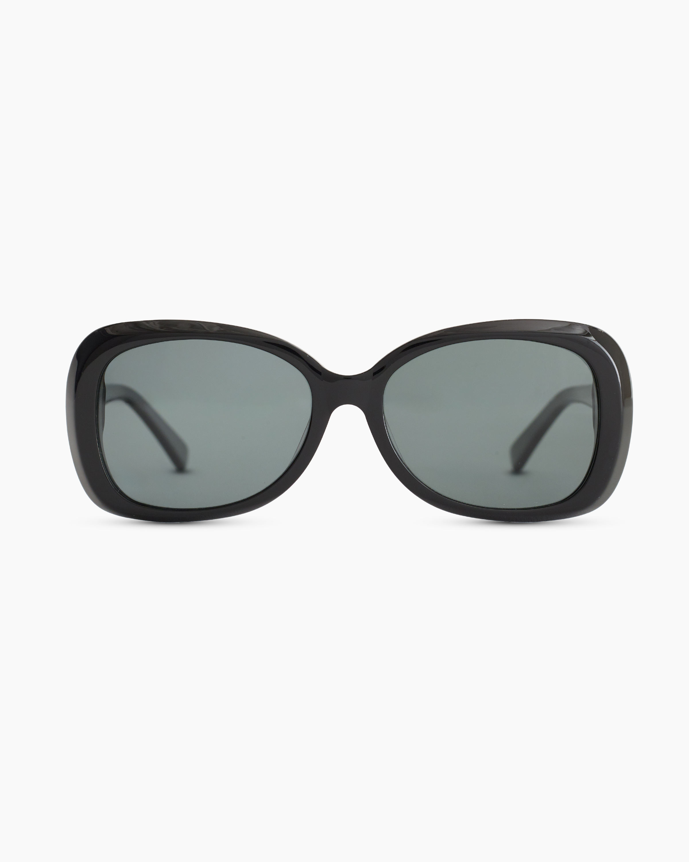 Black with Grey lens Naomi Polarized Acetate Sunglasses