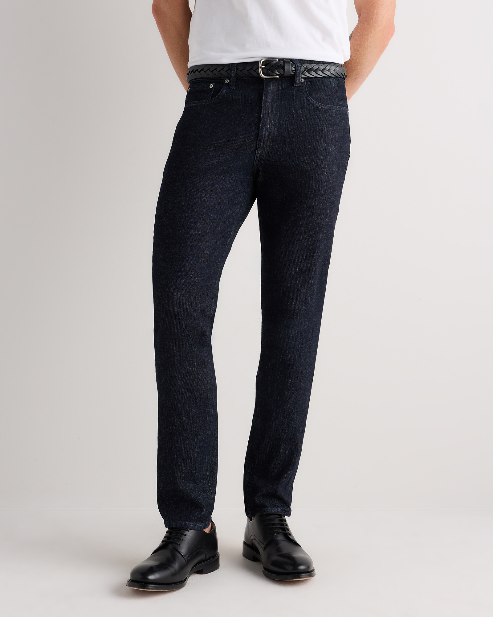Deep Indigo Warren Stretch Slim Jeans