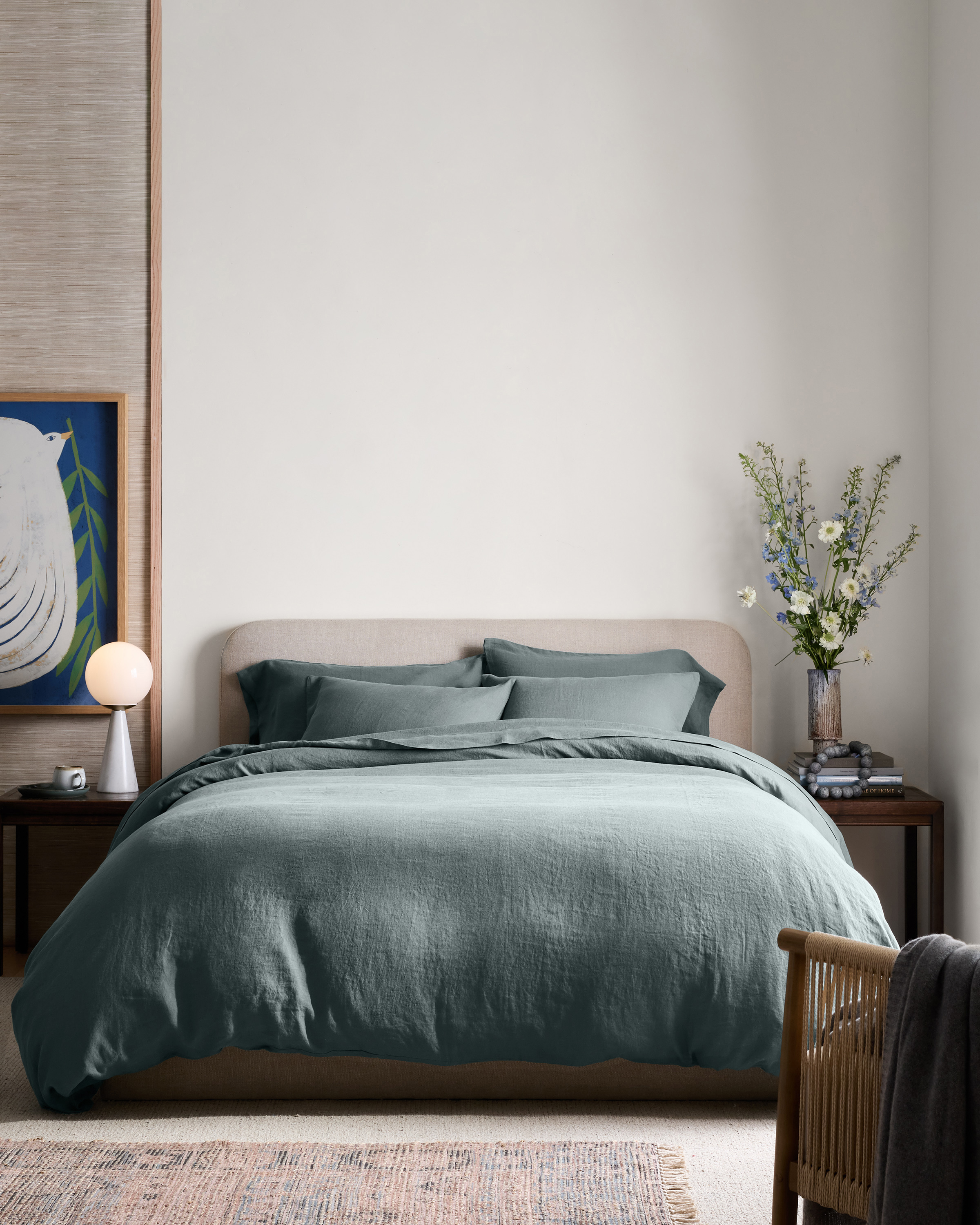 Ocean European Linen Duvet Cover Set