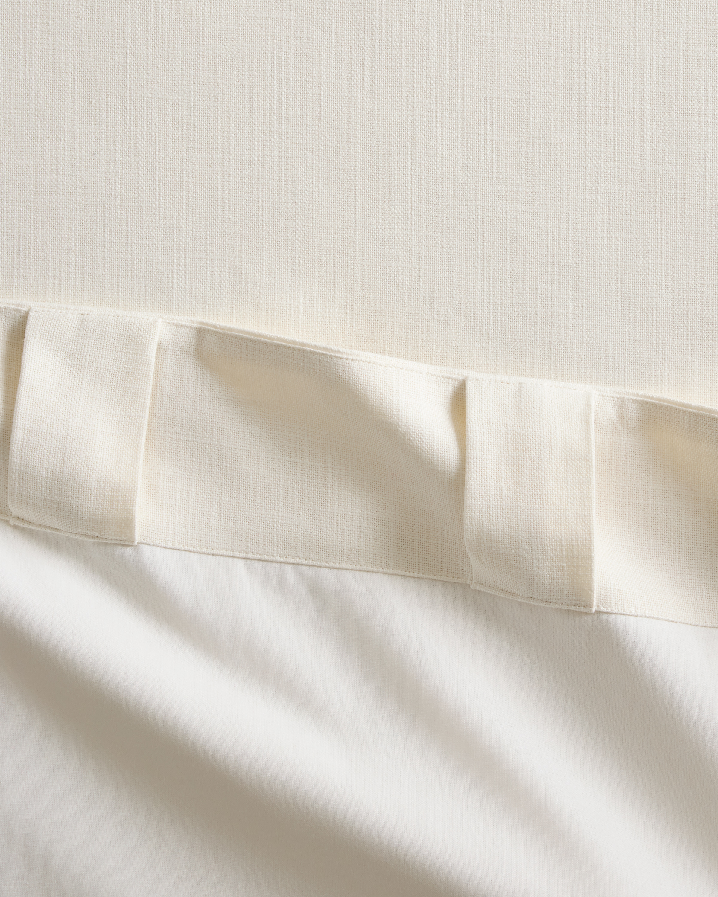 Piped Edge Cotton Curtain - Thumbnail 5