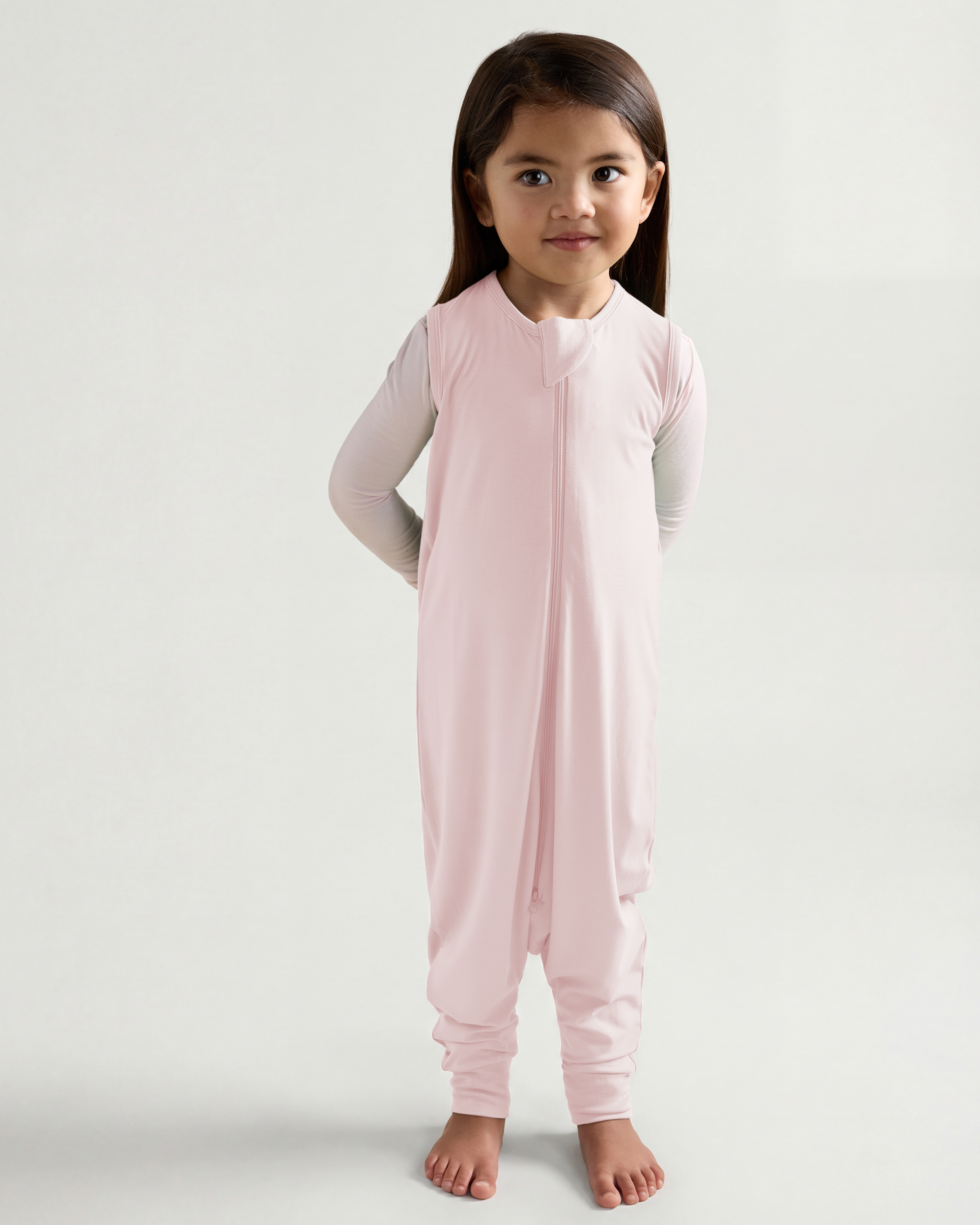 Pale Pink Bamboo Sleep Bag Walker 0.5 TOG