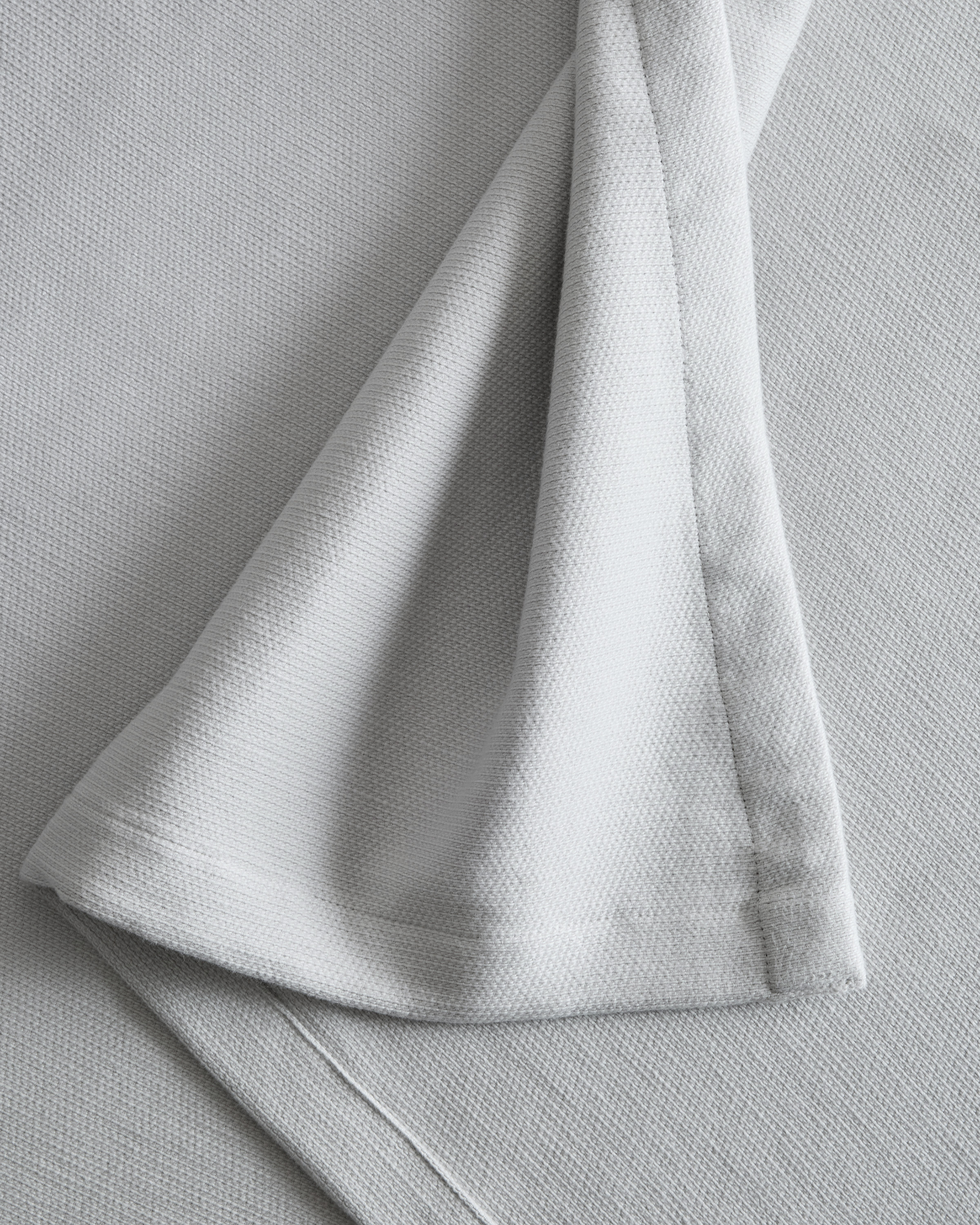 Luxury Organic Cotton Bed Blanket - Silver, Full/Queen