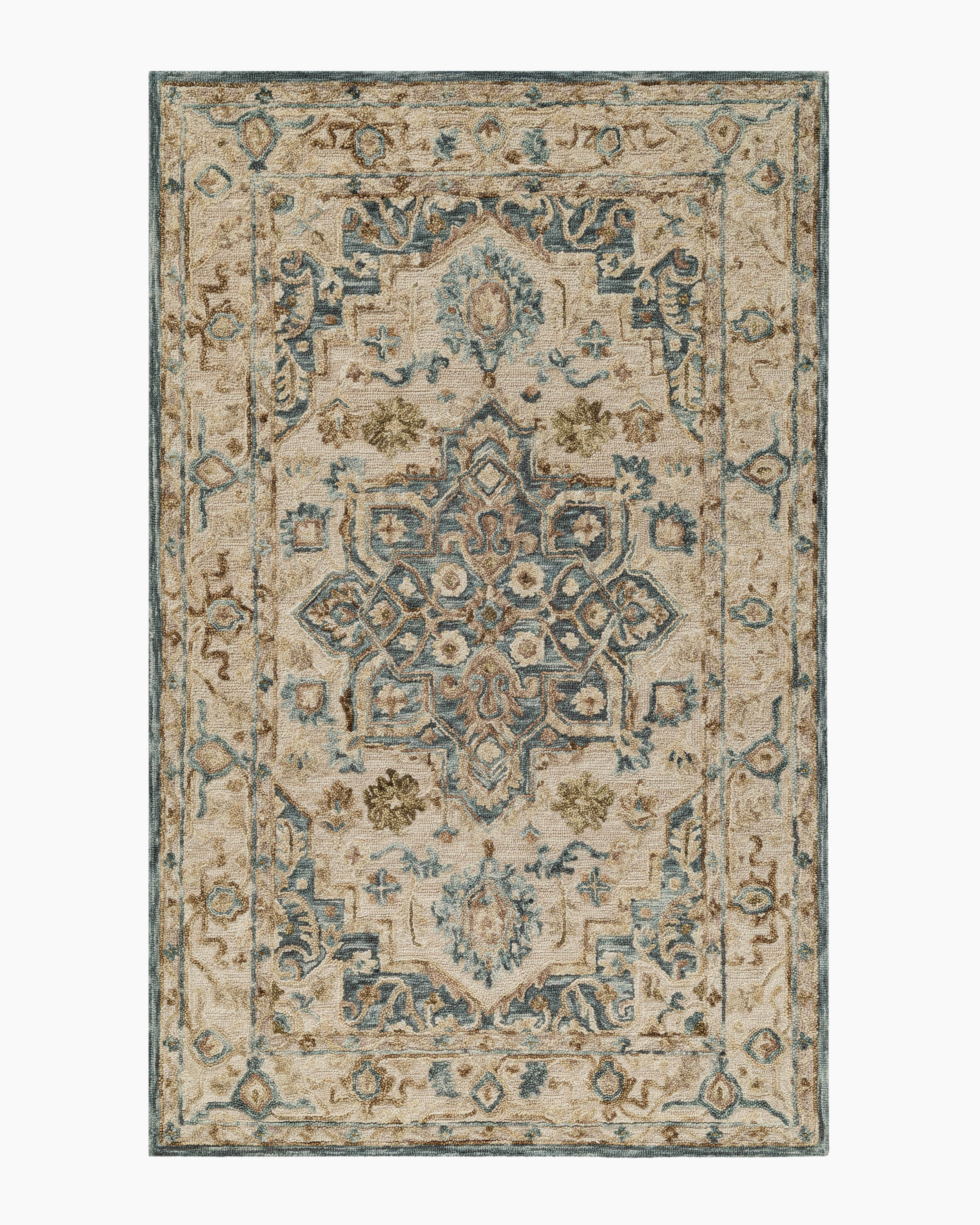 Blue Brenner Wool Rug