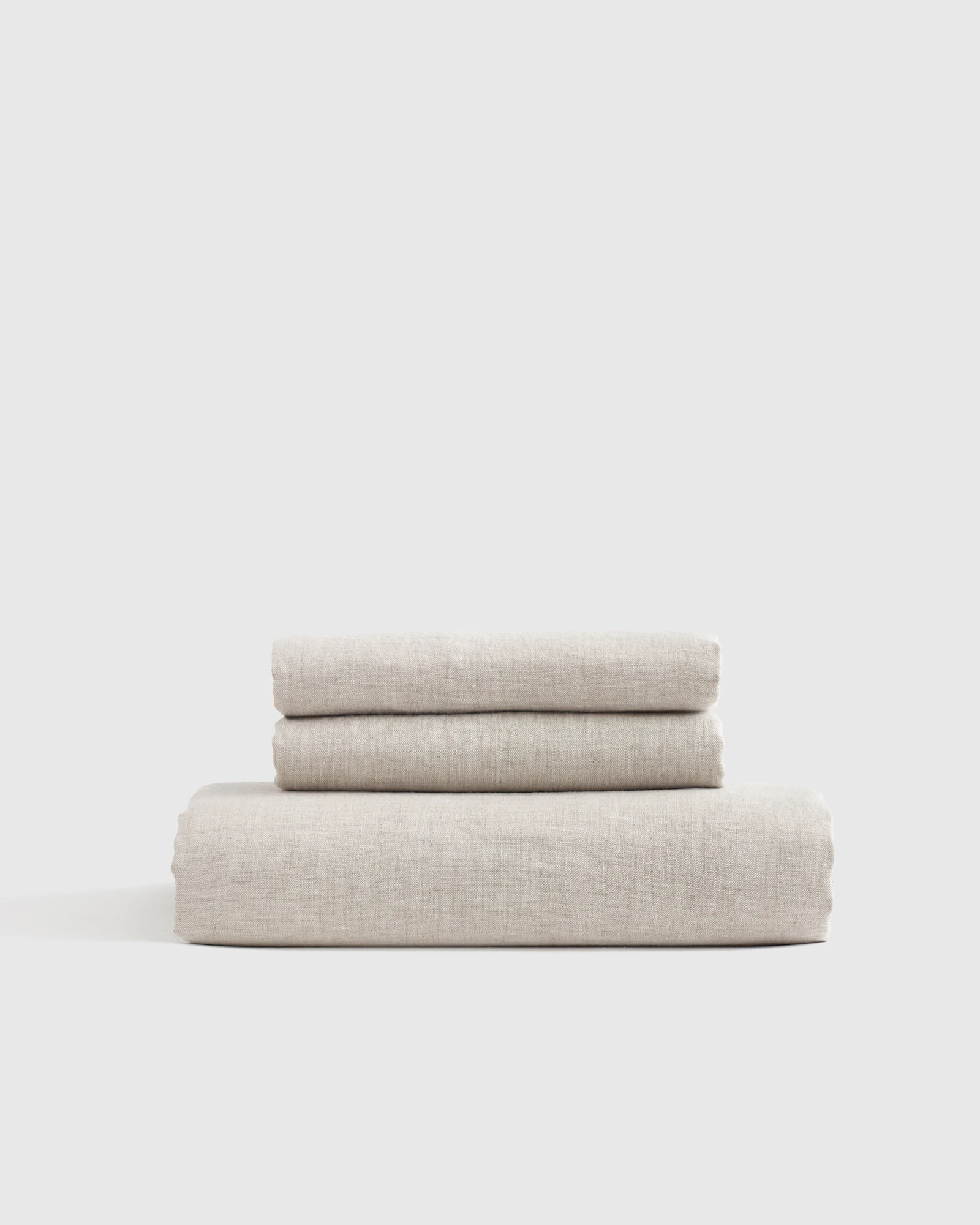 100% European Linen Fitted Sheet Set (Twin) by Quince