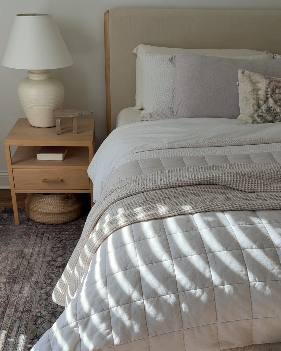 SolidWoodandPerformanceFabricBed Natural VictoriaSchneider 4x5