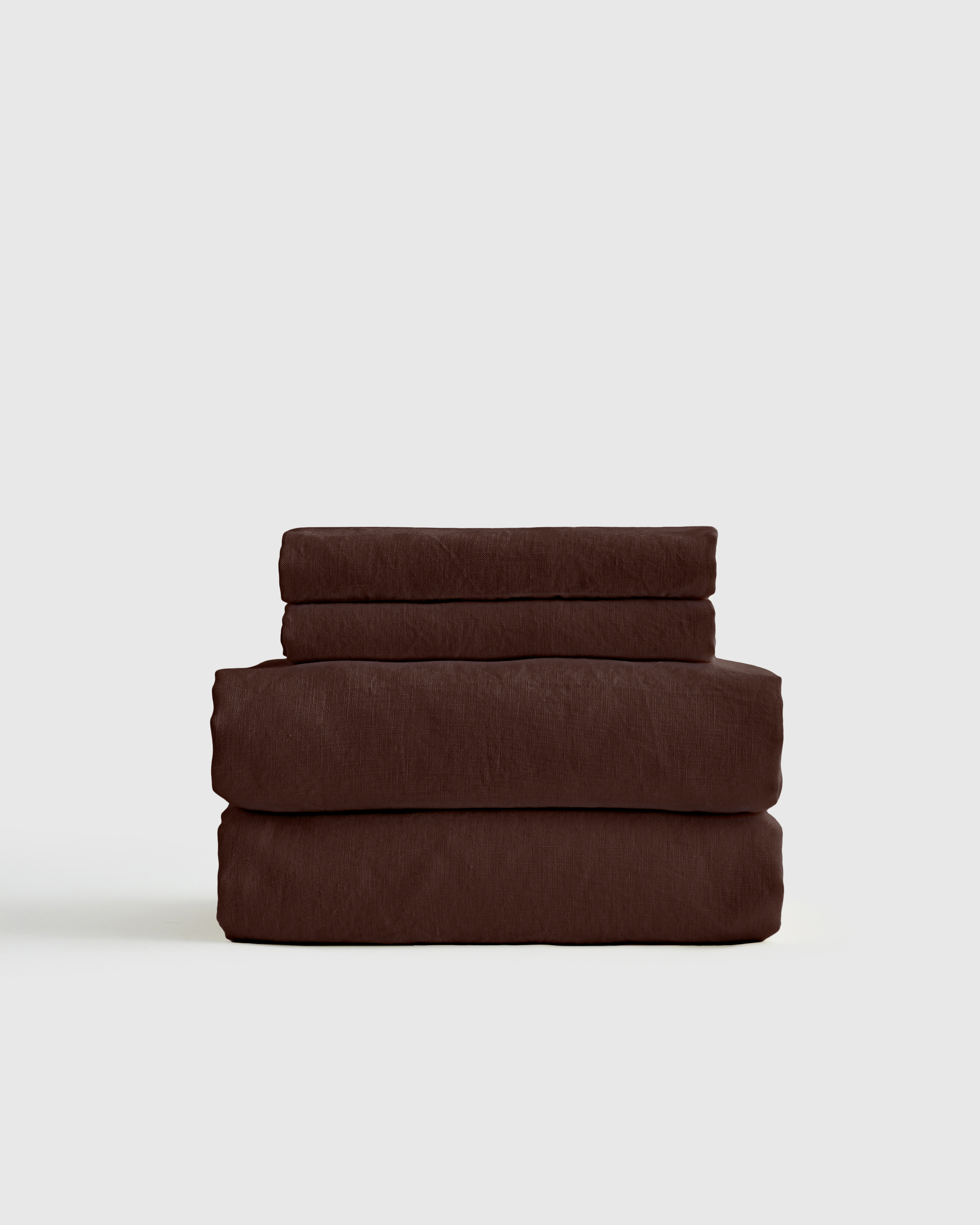 Espresso Organic Brushed Cotton Sheet Set